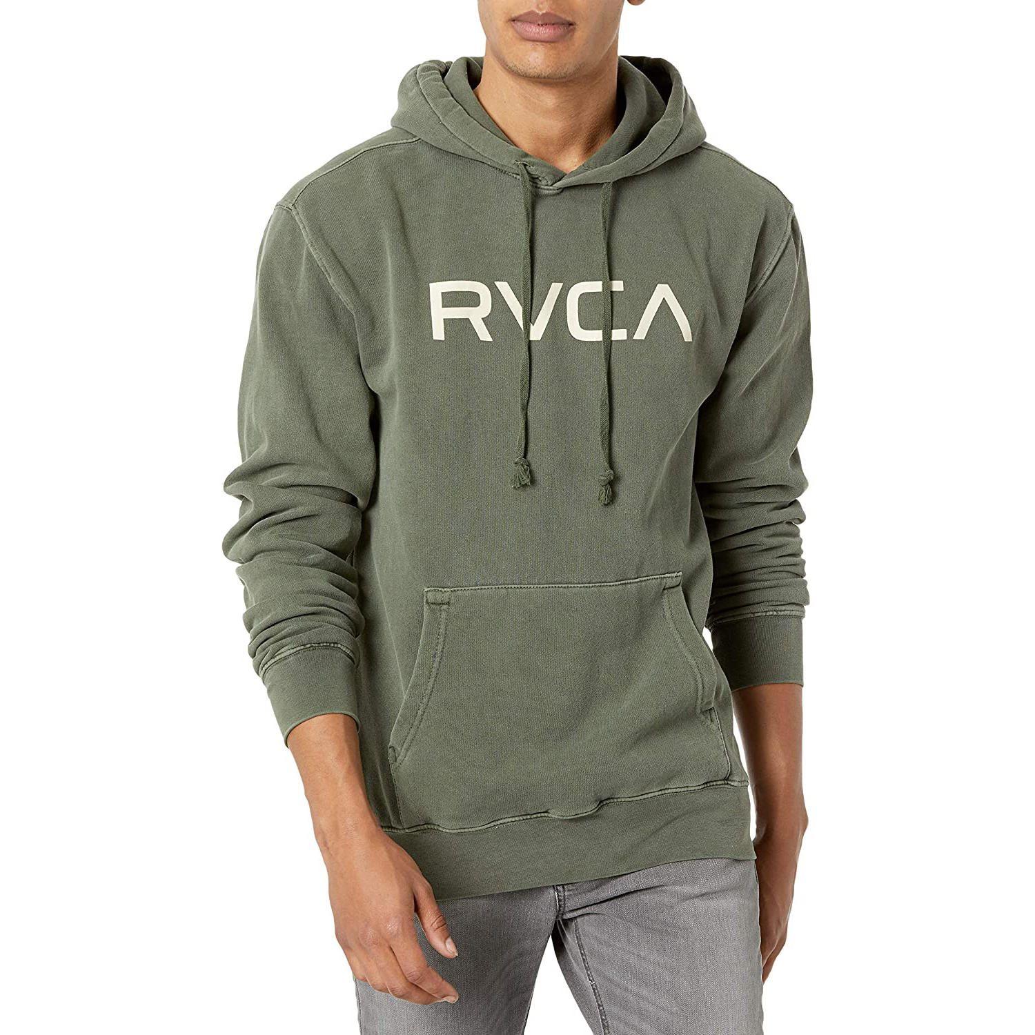 Polerón Hombre Big Rvca Hoodie Verde-0