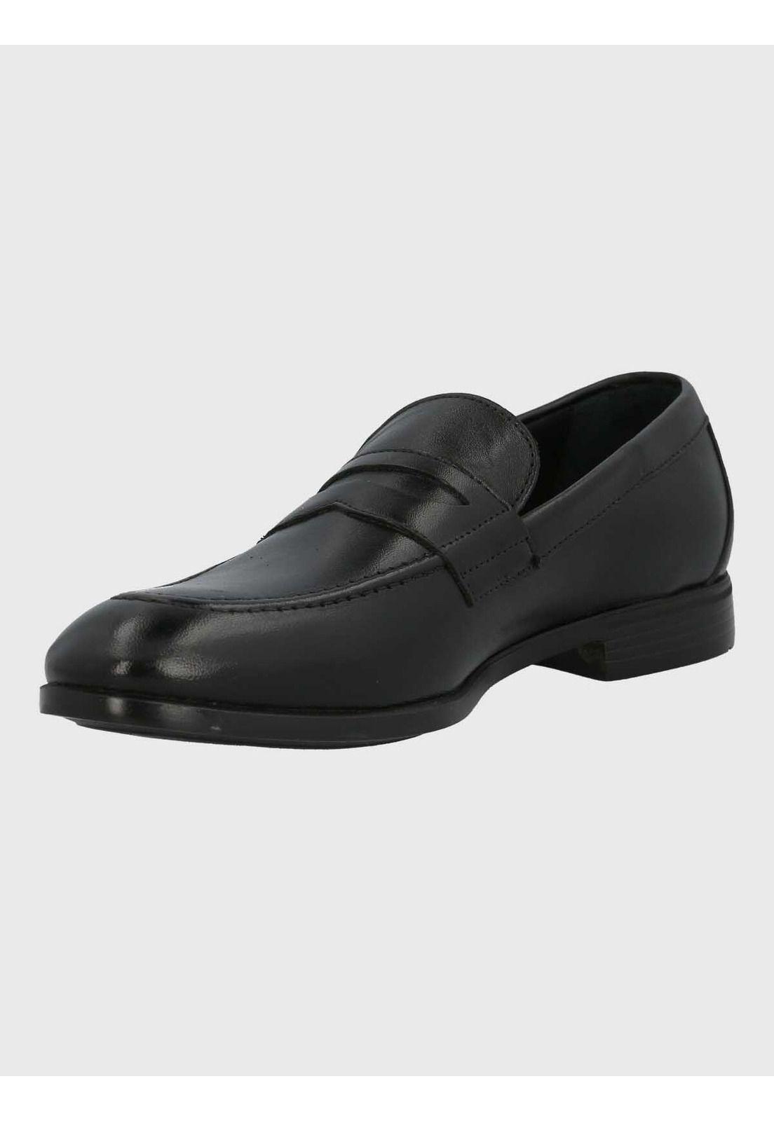 Mocasin Italiano Hombre Cuero Ulivo Negro-3