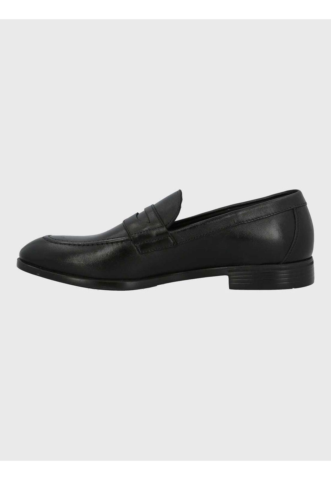Mocasin Italiano Hombre Cuero Ulivo Negro-4