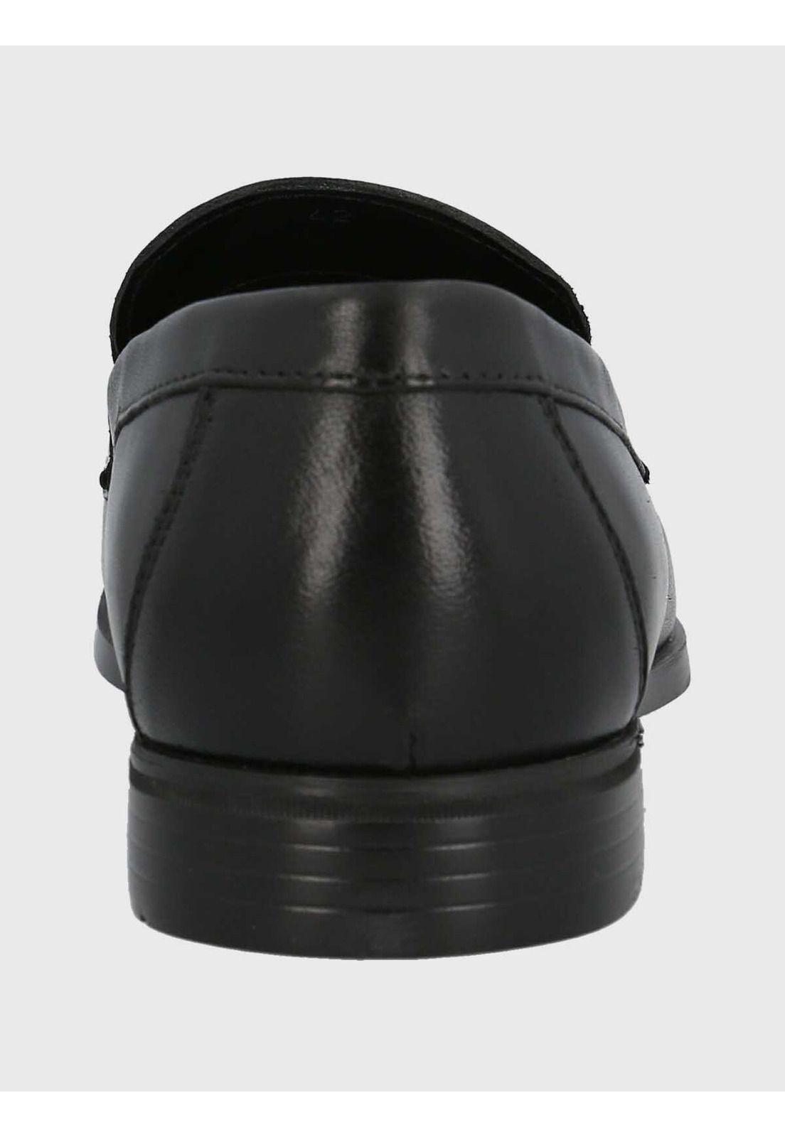 Mocasin Italiano Hombre Cuero Ulivo Negro-5