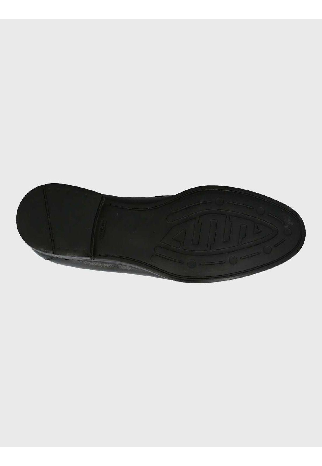 Mocasin Italiano Hombre Cuero Ulivo Negro-6