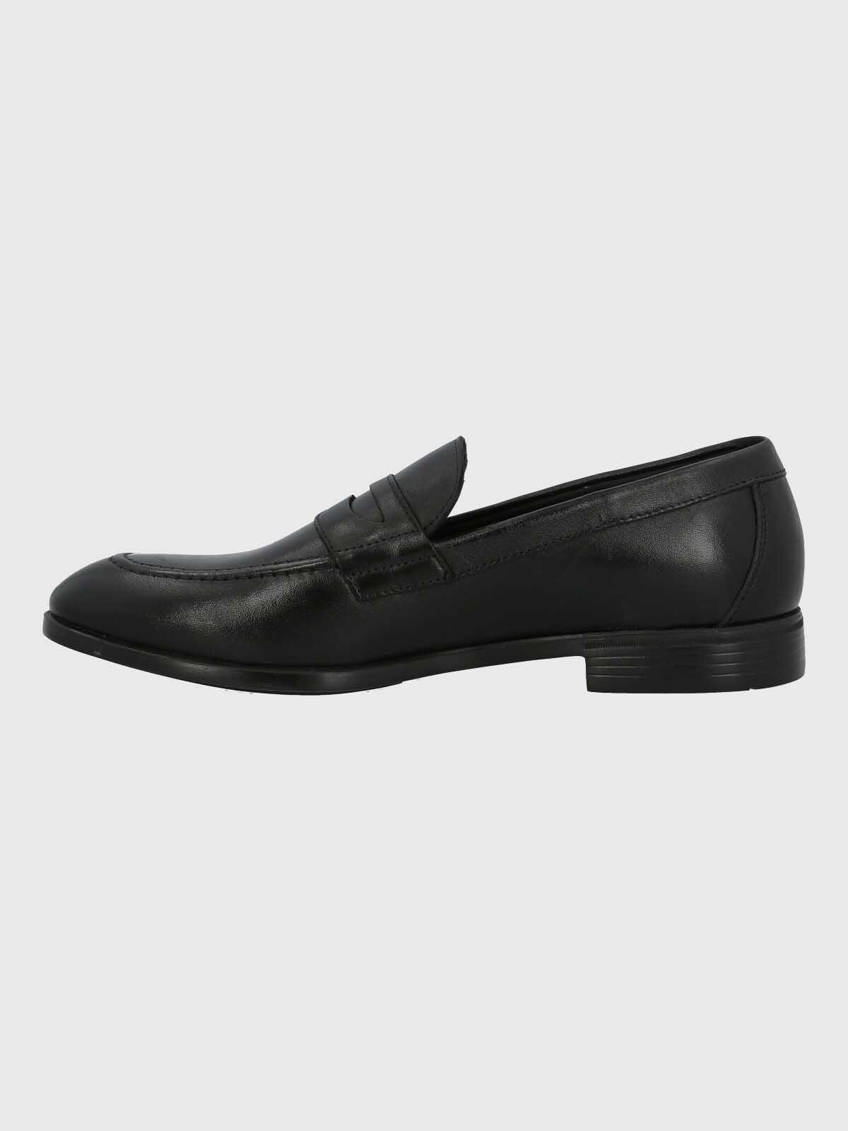 Mocasin Italiano Hombre Cuero Ulivo Negro-4