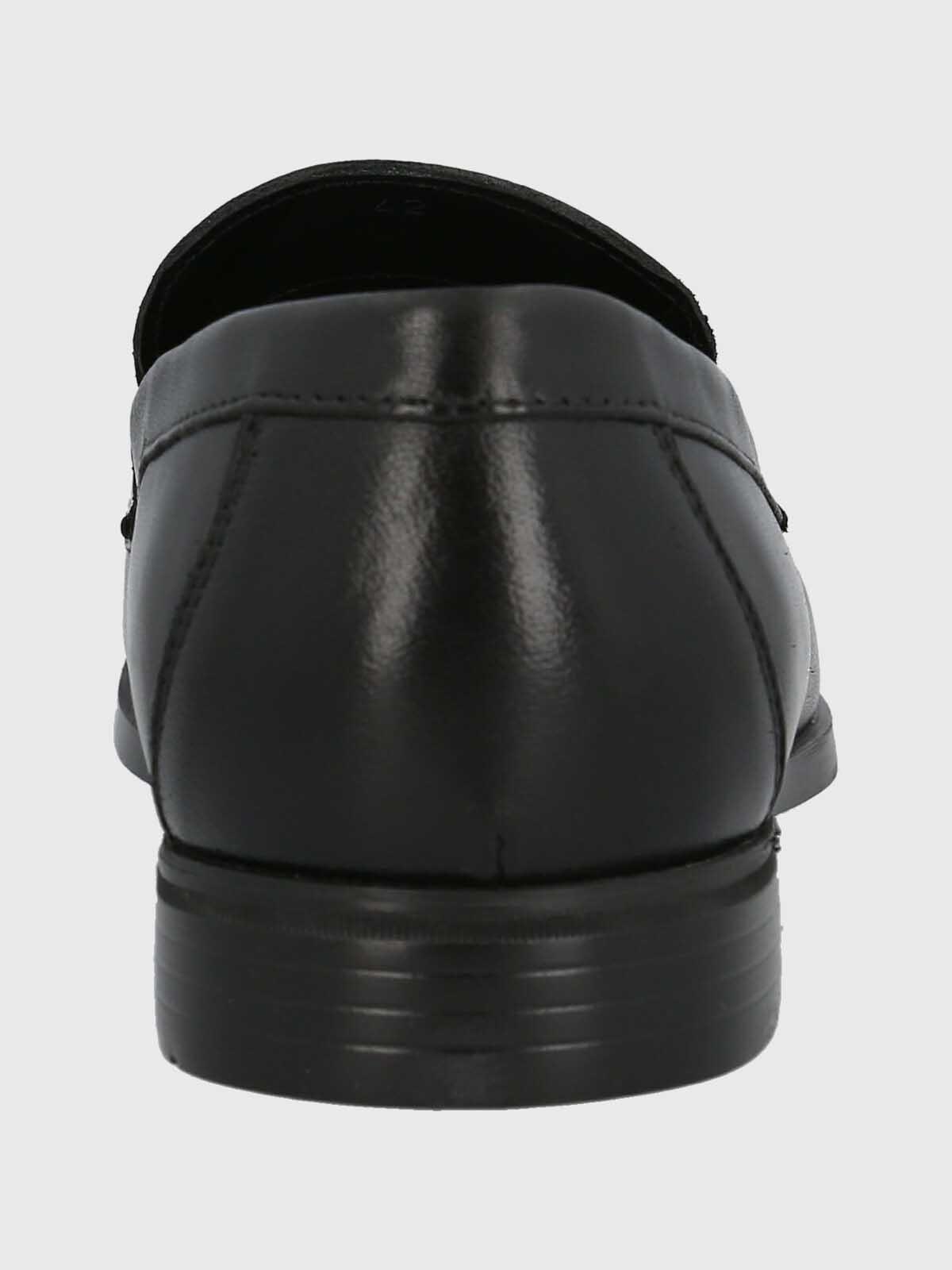 Mocasin Italiano Hombre Cuero Ulivo Negro-5