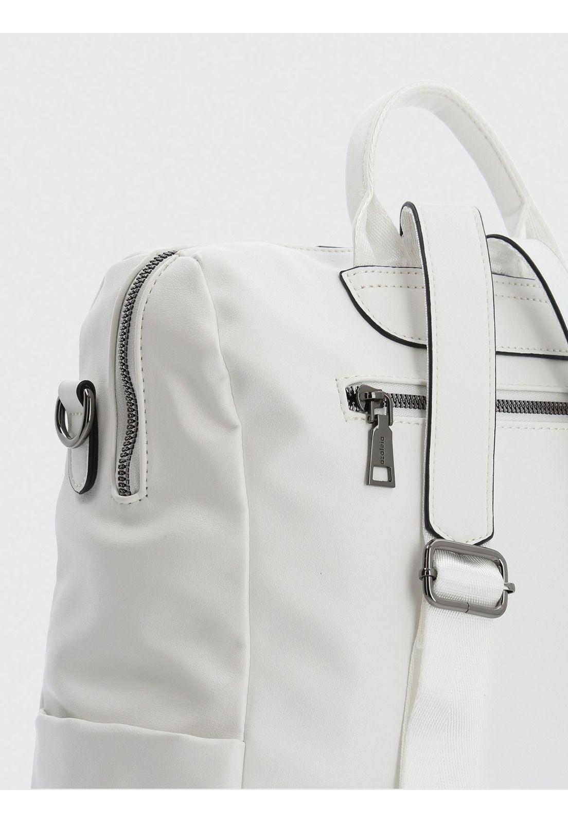 Cartera Mochila Mujer Pascal Backbag Blanco-2