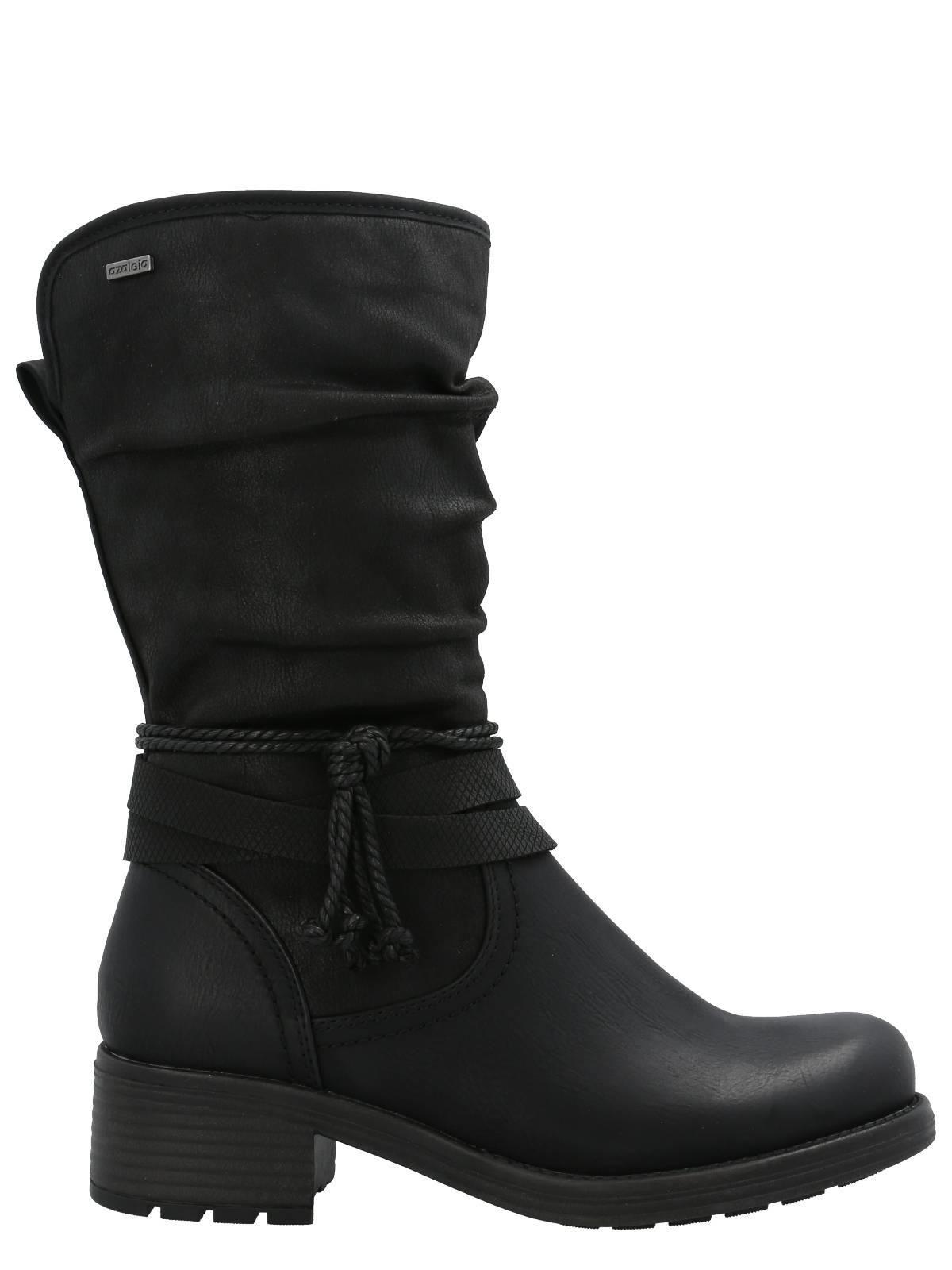 Bota Agliani Mujer Negro-1