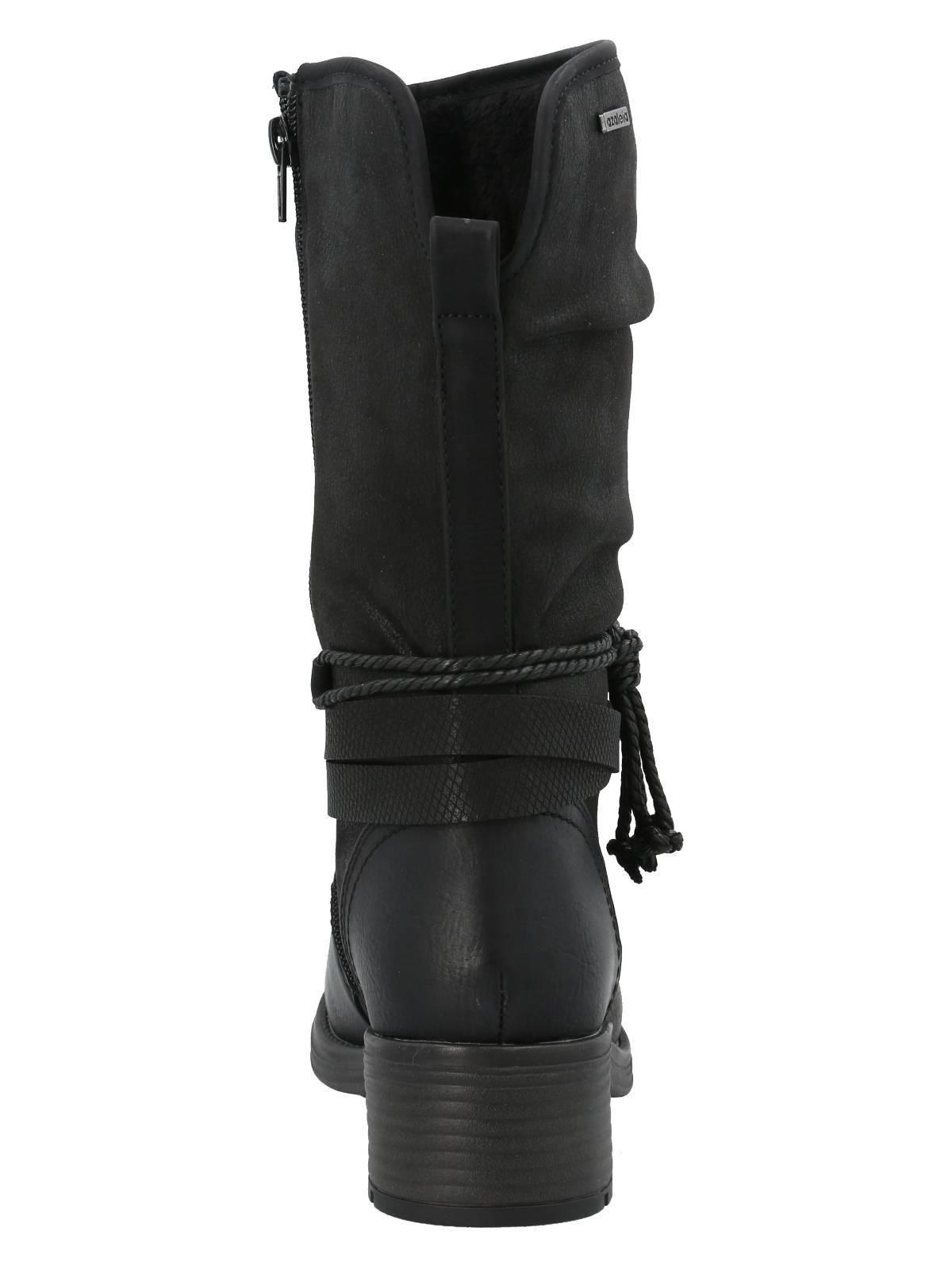 Bota Agliani Mujer Negro-6