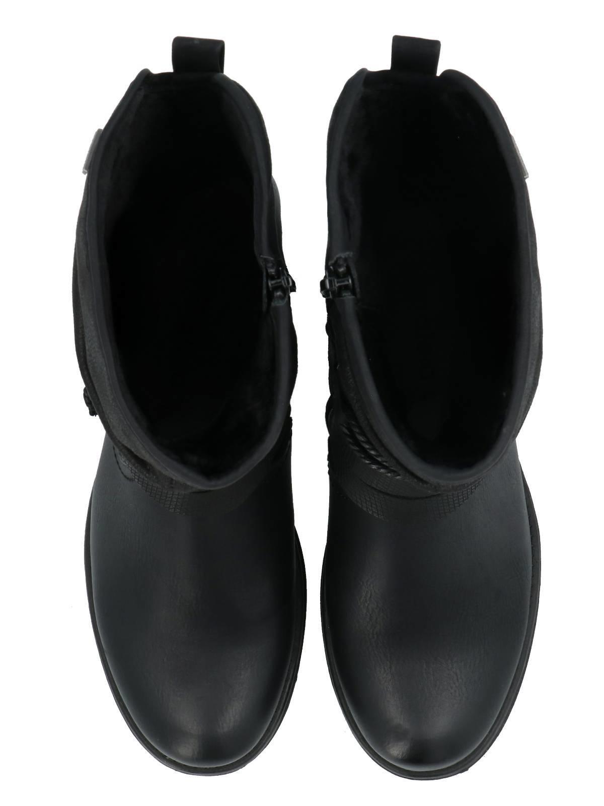 Bota Agliani Mujer Negro-7