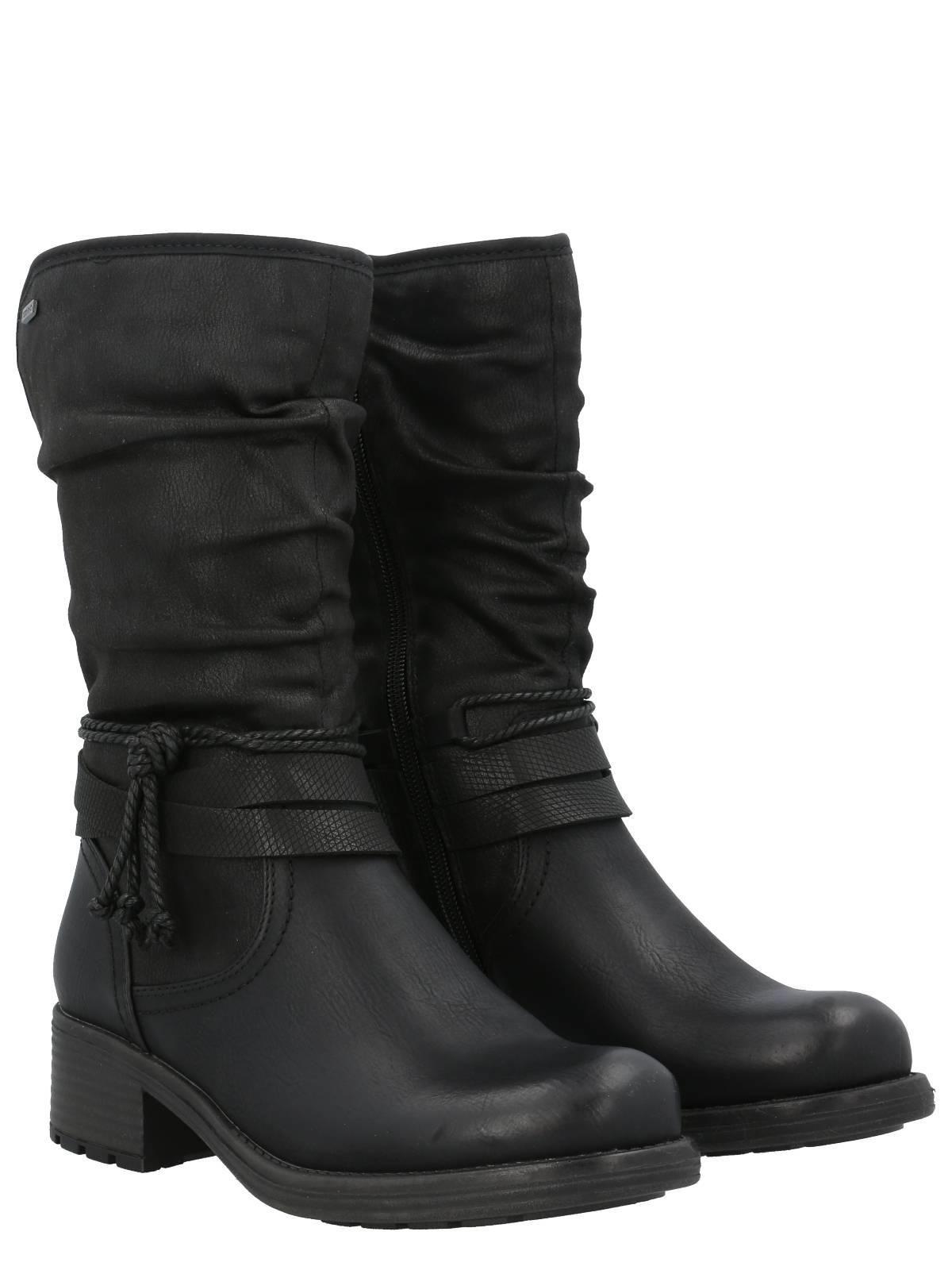 Bota Agliani Mujer Negro-8