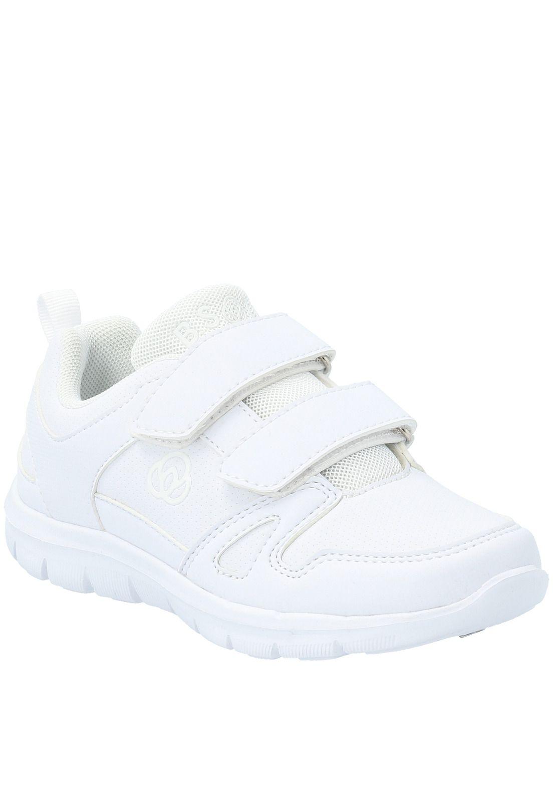 Zapatilla Escolar Niños BTS 2 Velcro II Blanco-0