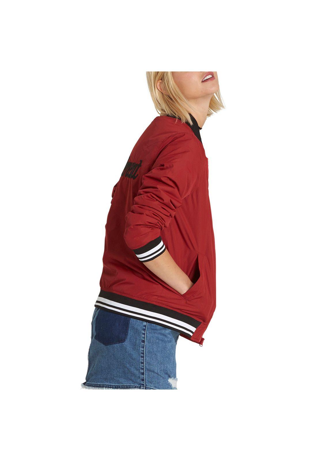 Chaqueta Cruise Rojo Mujer Element-0