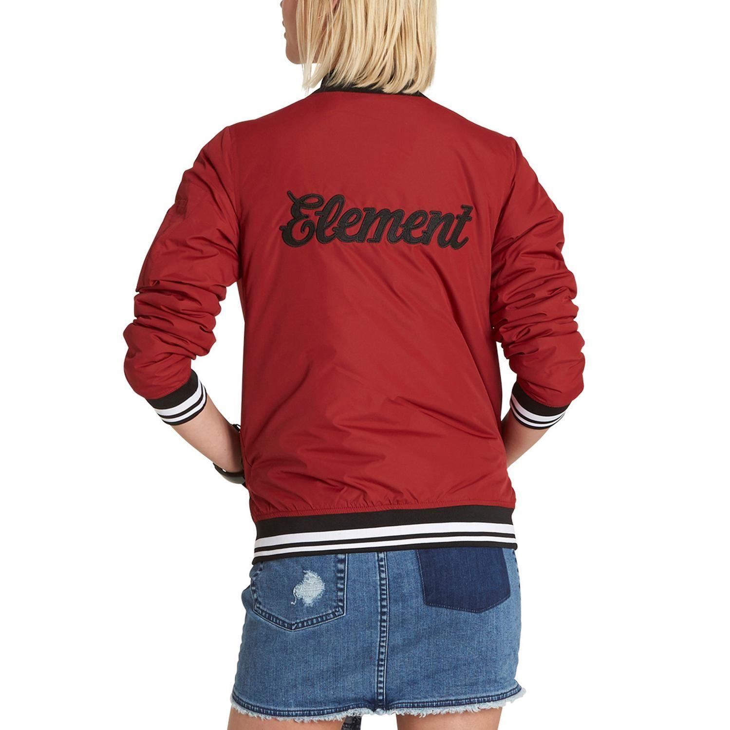 Chaqueta Cruise Rojo Mujer Element-1