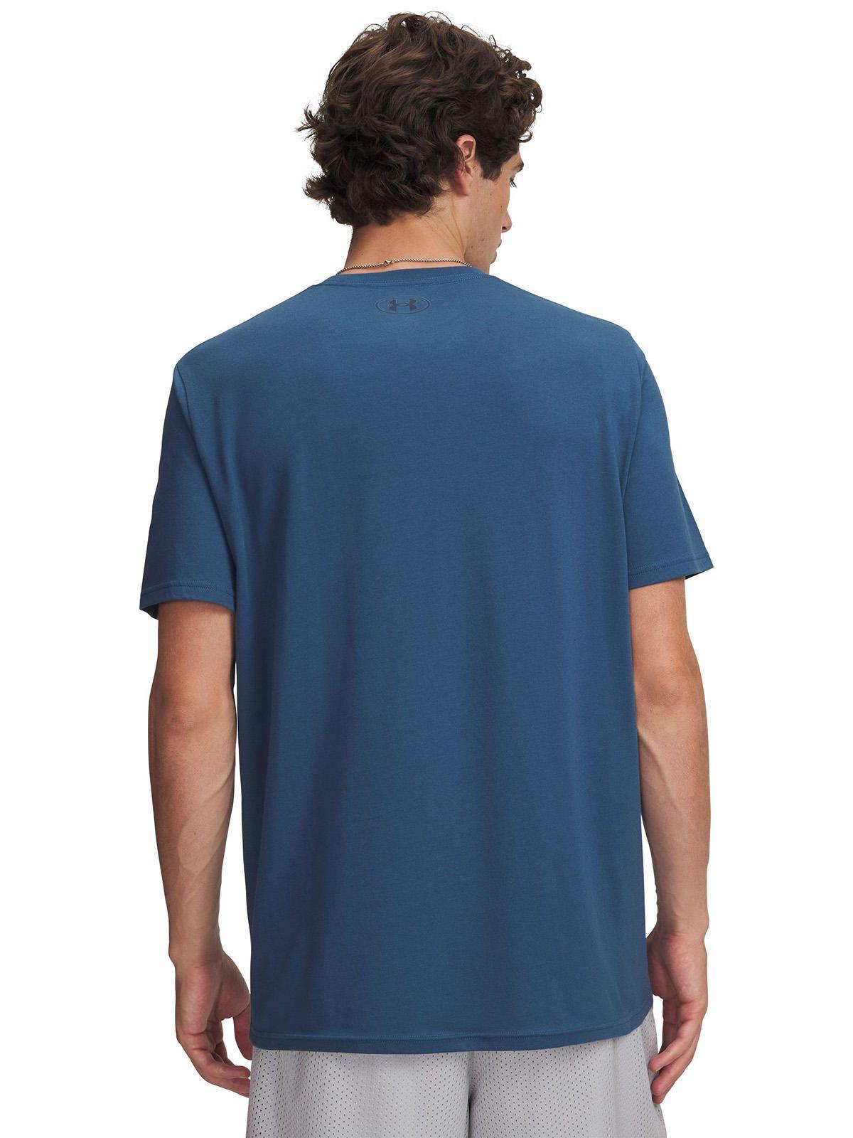 Polera M/C Hombre Left Chest Logo Azul-1
