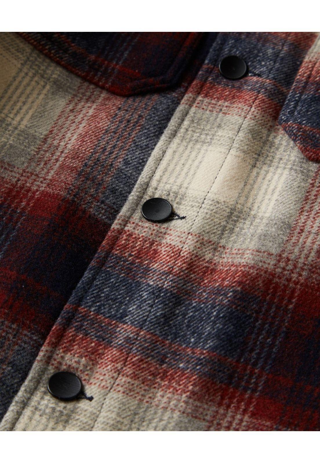 Chaqueta Hombre Barlow Sherpa Azul Petróleo-2