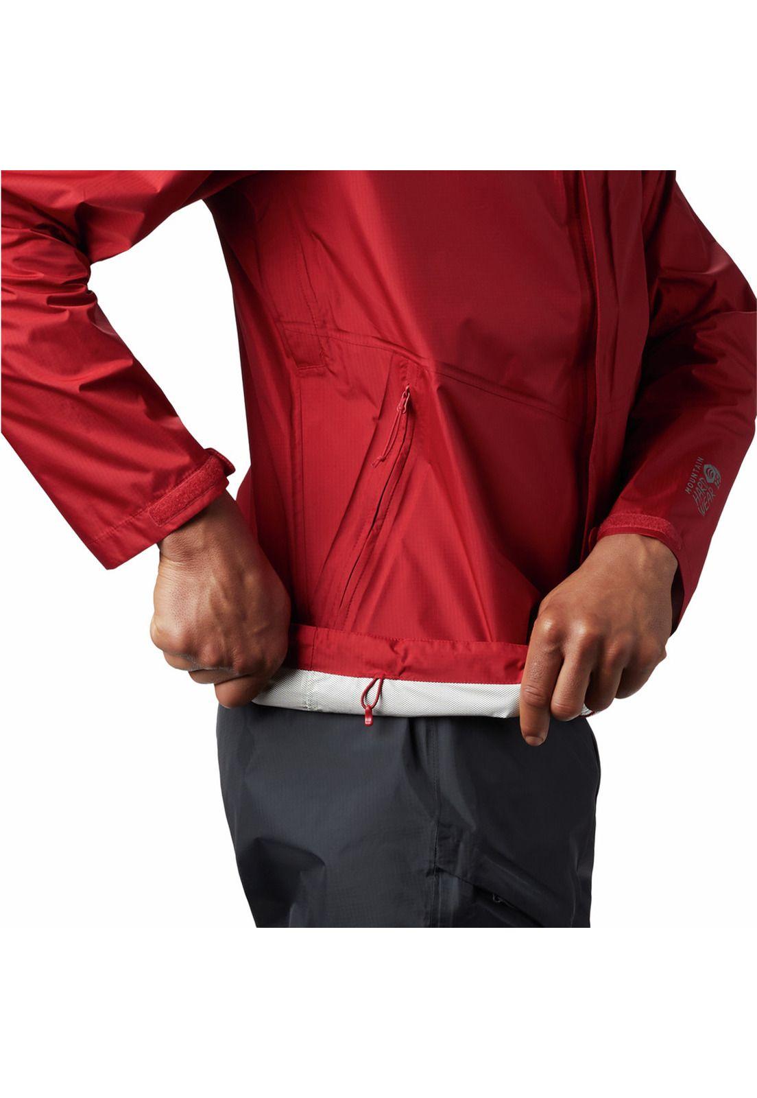 Cortaviento Hombre Acadia Rojo-3