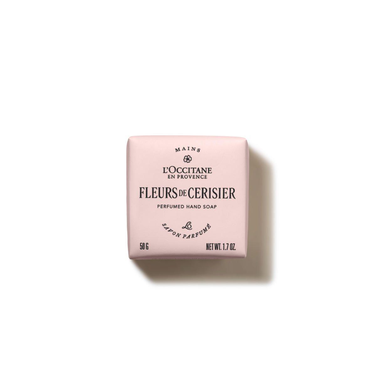 Jabón Sólido Fleurs de Cerisier 50 g L'Occitane-0