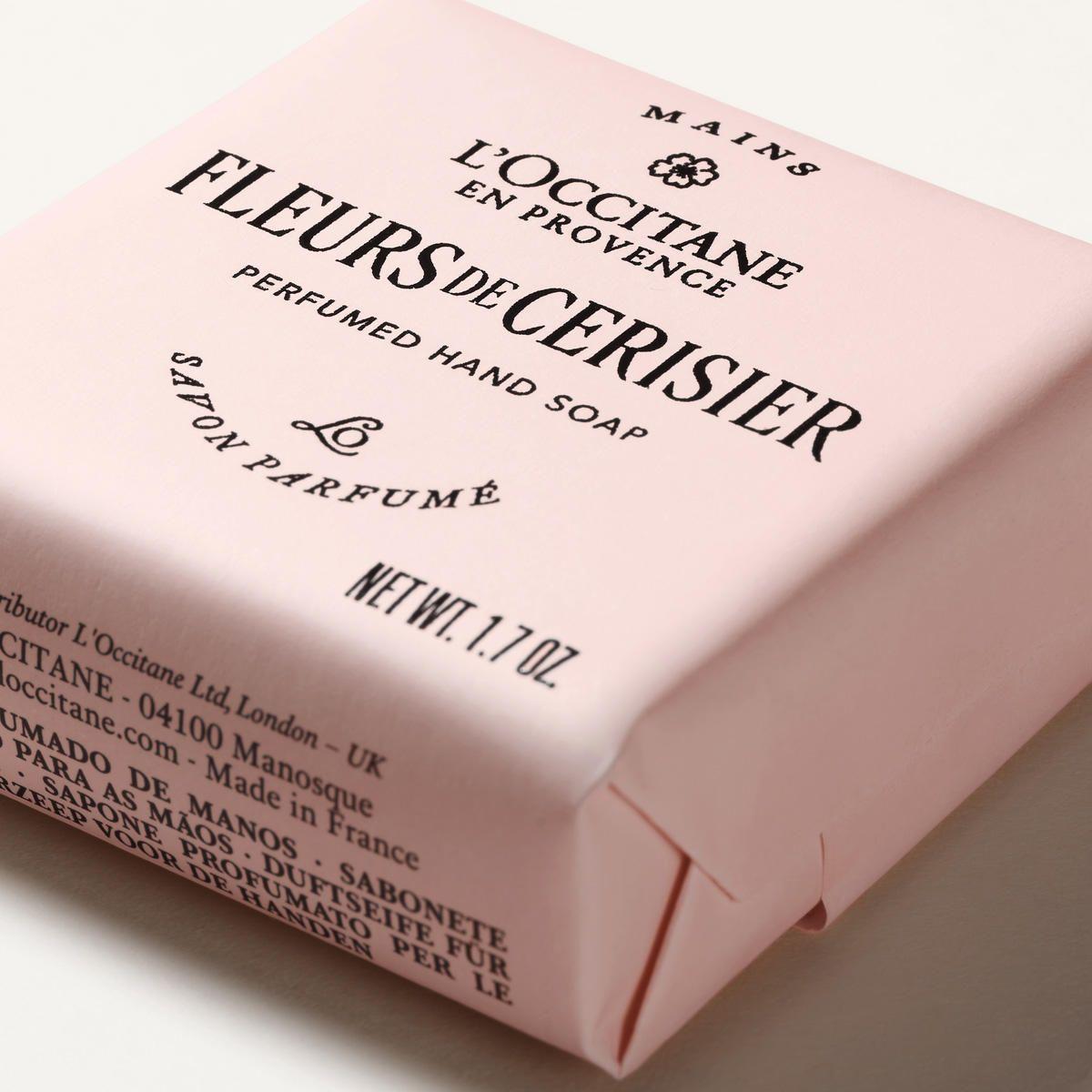 Jabón Sólido Fleurs de Cerisier 50 g L'Occitane-4