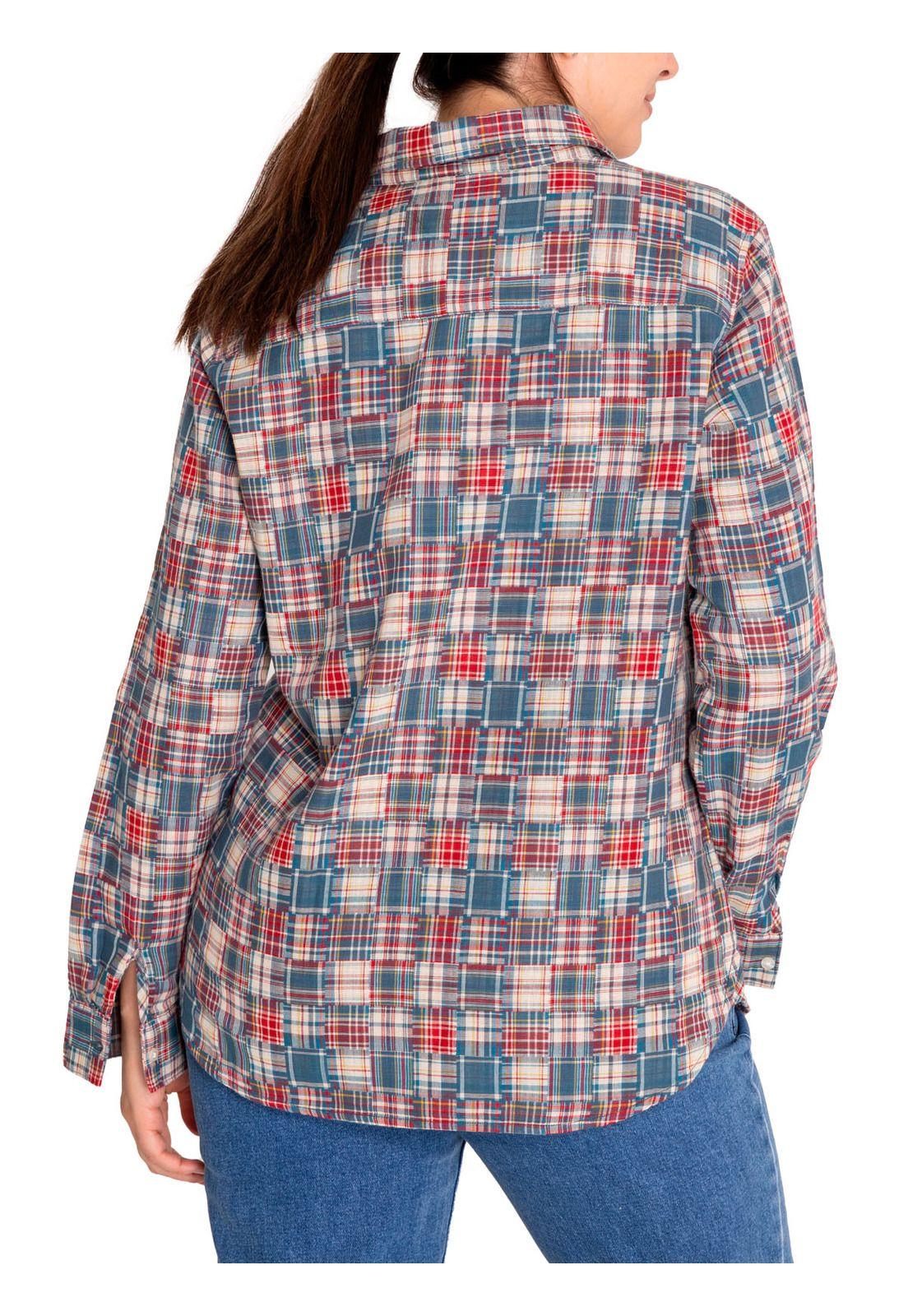 Blusa Algodón Orgánico Mujer Luz Multicolor-5