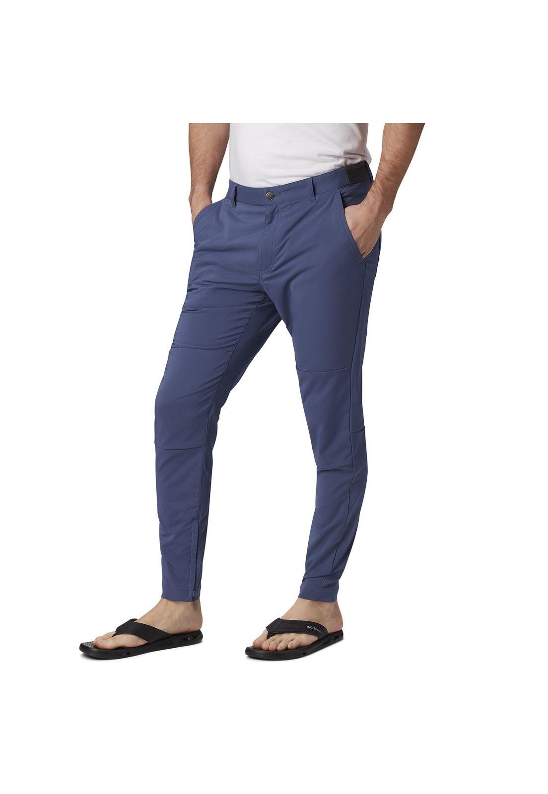 Pantalón Hombre Tech Trail Hiker Azul-0