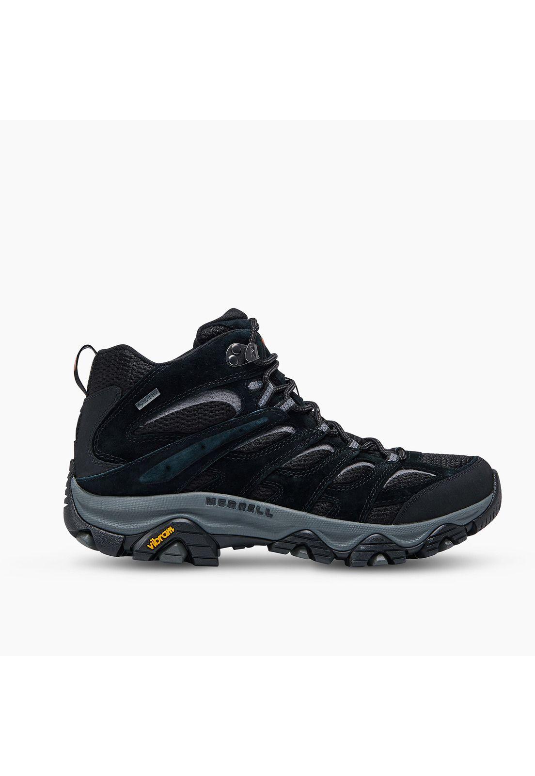Botín impermeable Hombre Moab 3 Mid GTX Negro-0