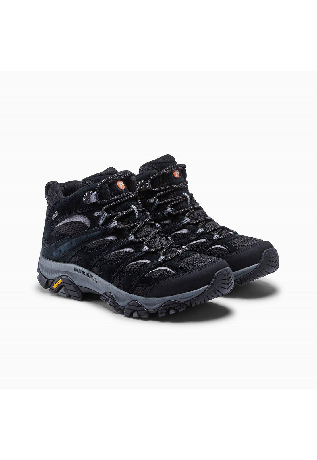 Botín impermeable Hombre Moab 3 Mid GTX Negro-1
