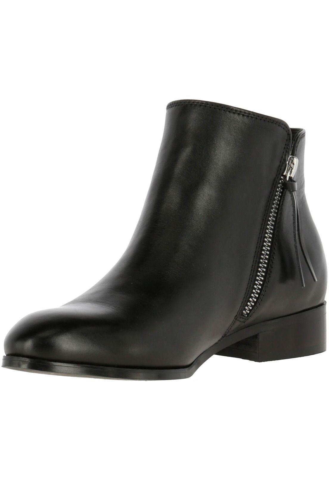 Botin Cuero Mujer Ragusa Negro-1