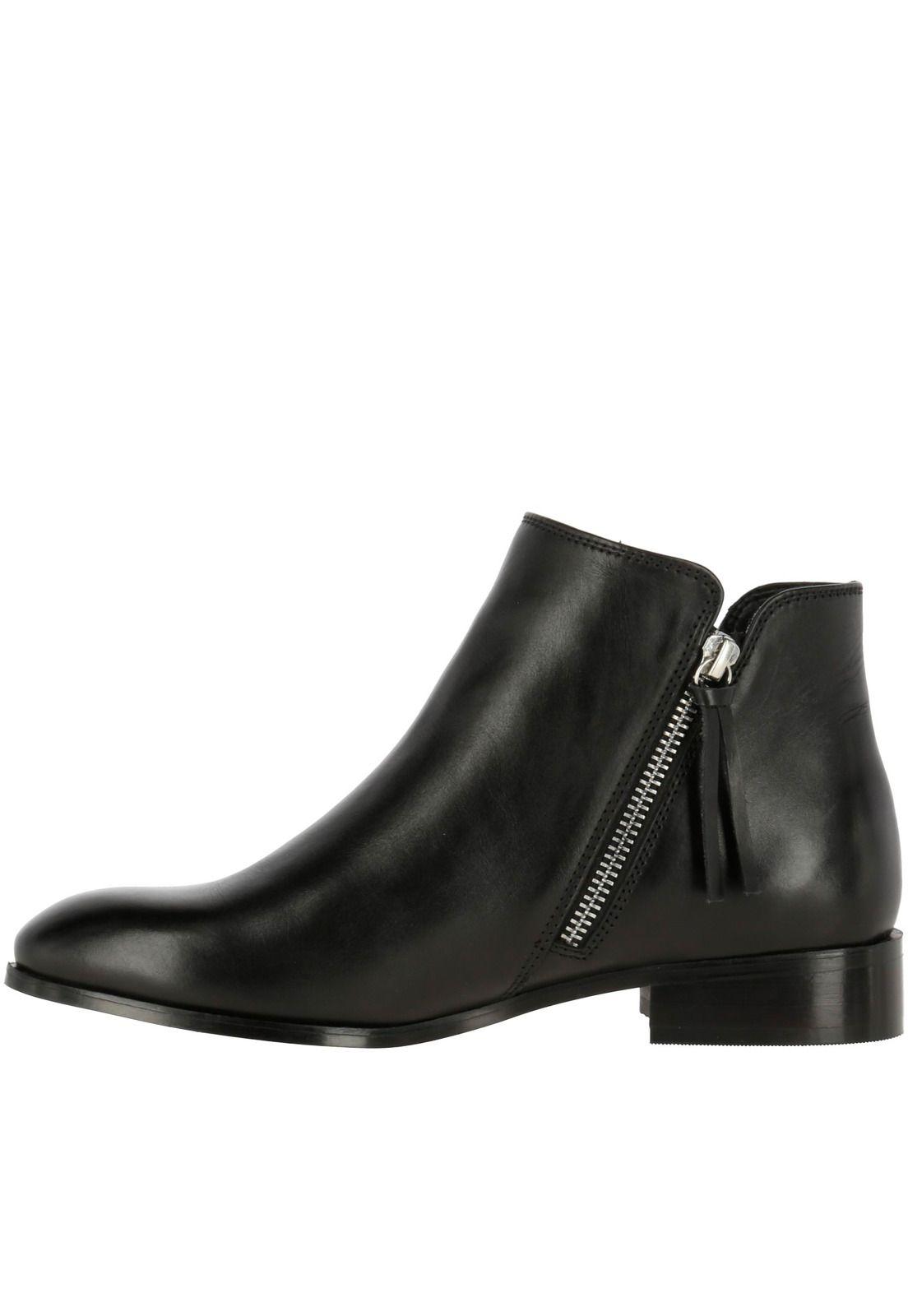 Botin Cuero Mujer Ragusa Negro-2