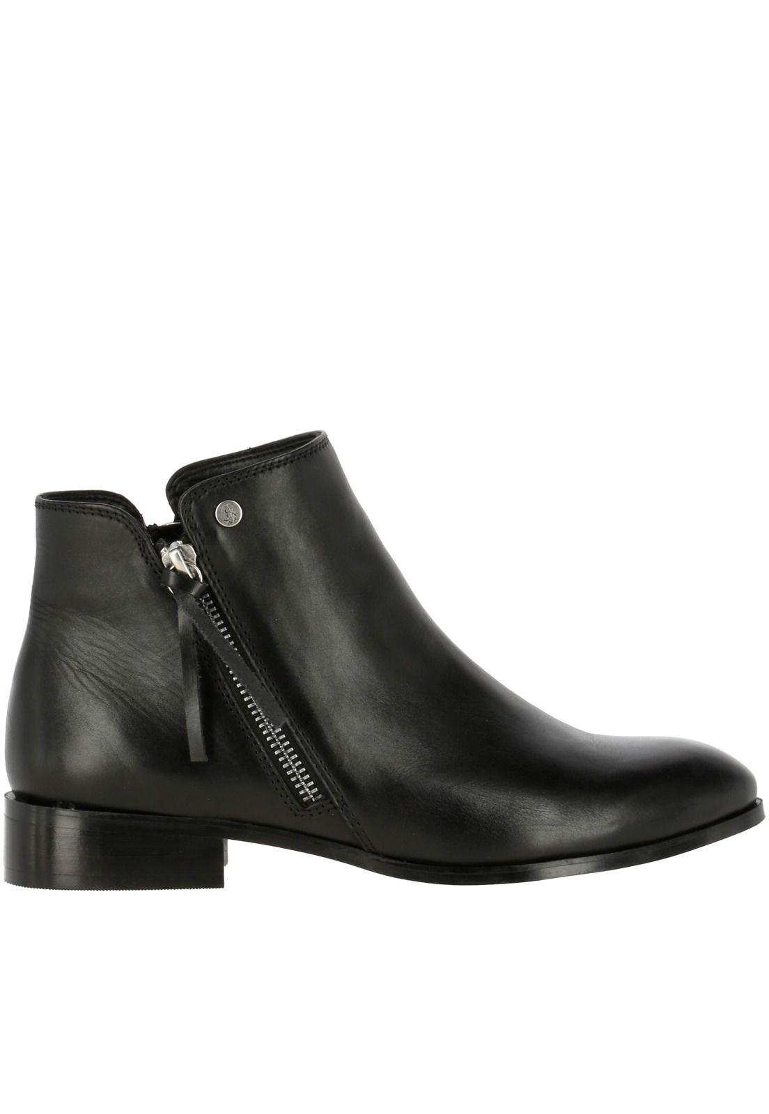 Botin Cuero Mujer Ragusa Negro-3