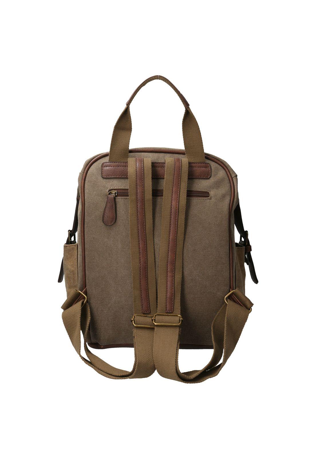 Mochila Textil Mujer Pravo Back Beige-2