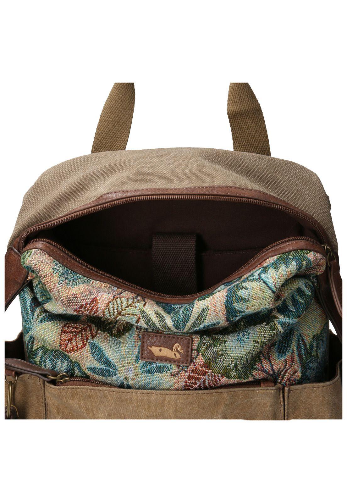 Mochila Textil Mujer Pravo Back Beige-3