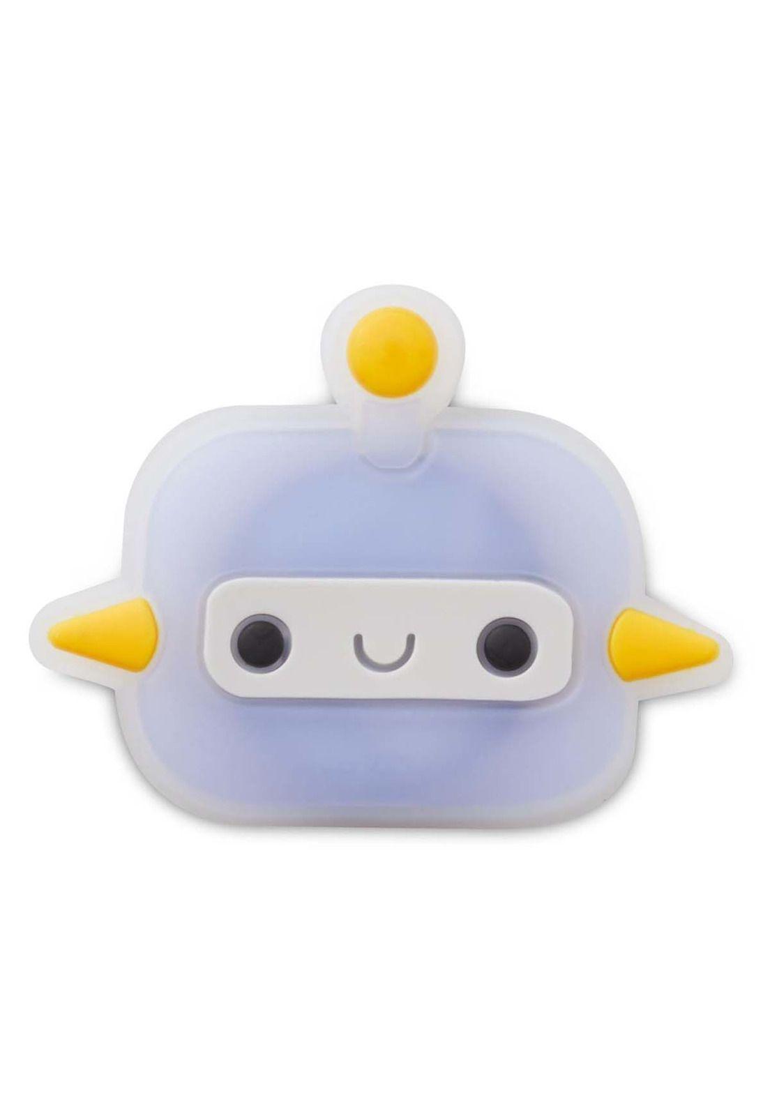 Jibbitz Lights Up Robot Café Oscuro-0