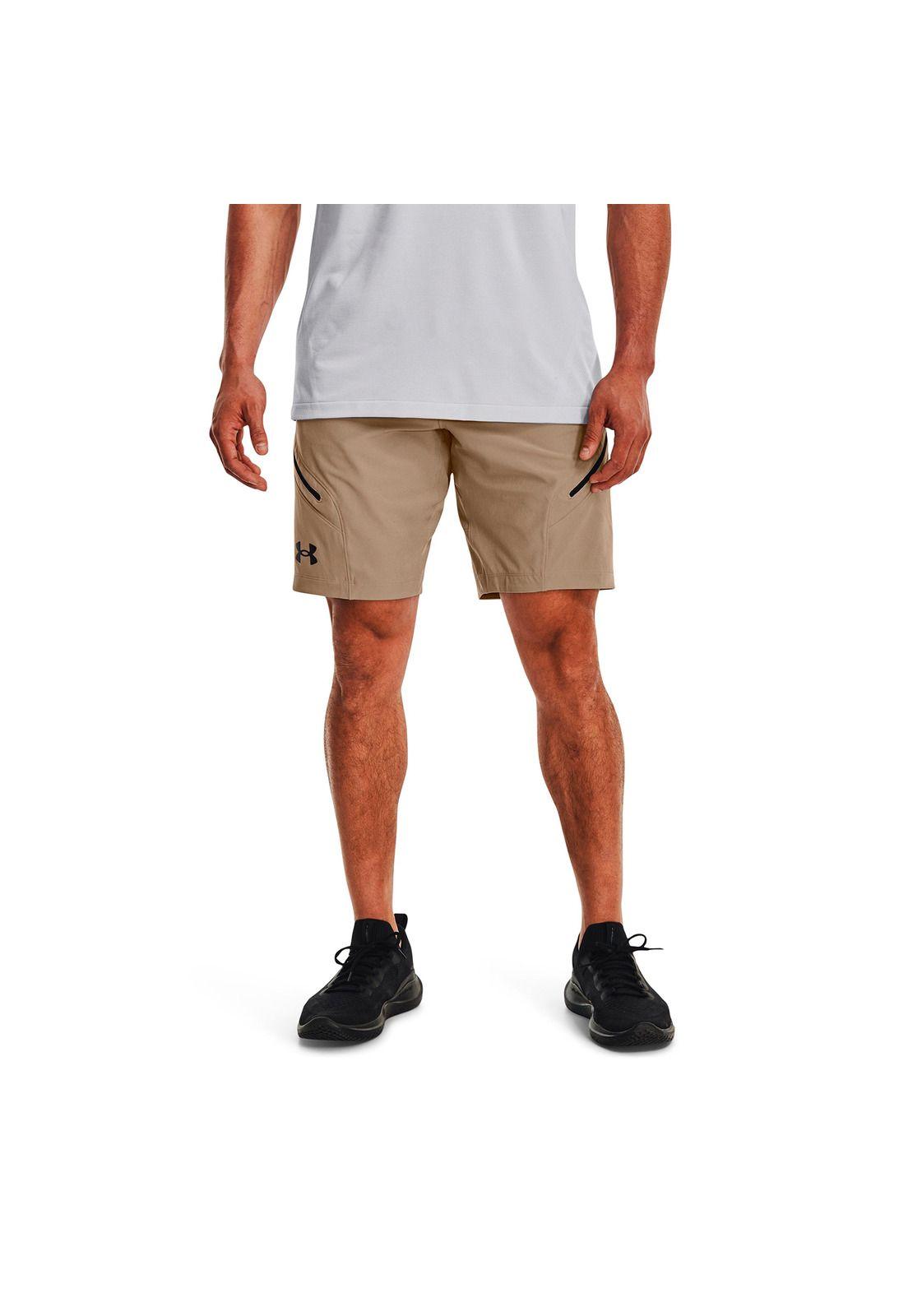 Short Training Unstppbl Cargo Shrts Beige Hombre-0