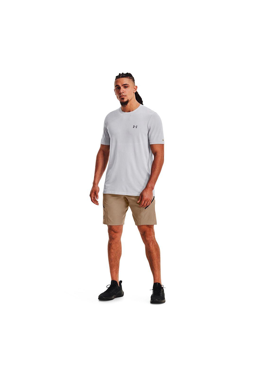 Short Training Unstppbl Cargo Shrts Beige Hombre-3