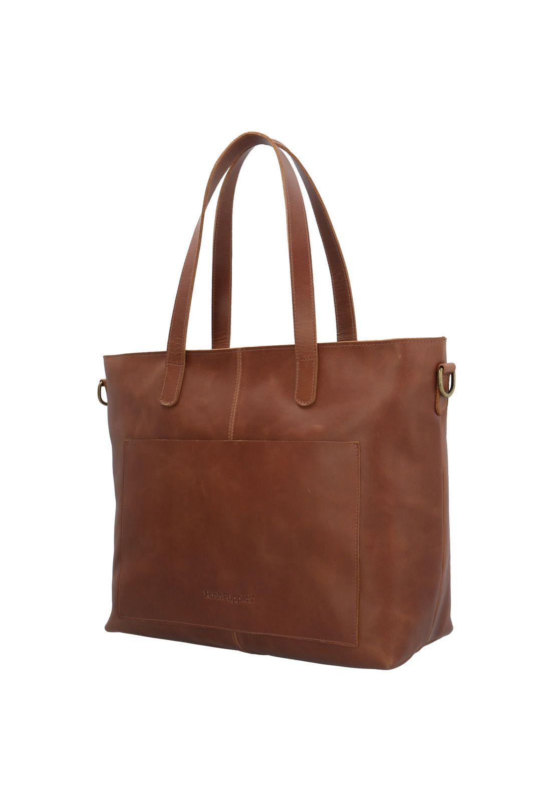 Cartera Cuero Mujer Beatrice Tote Café-1