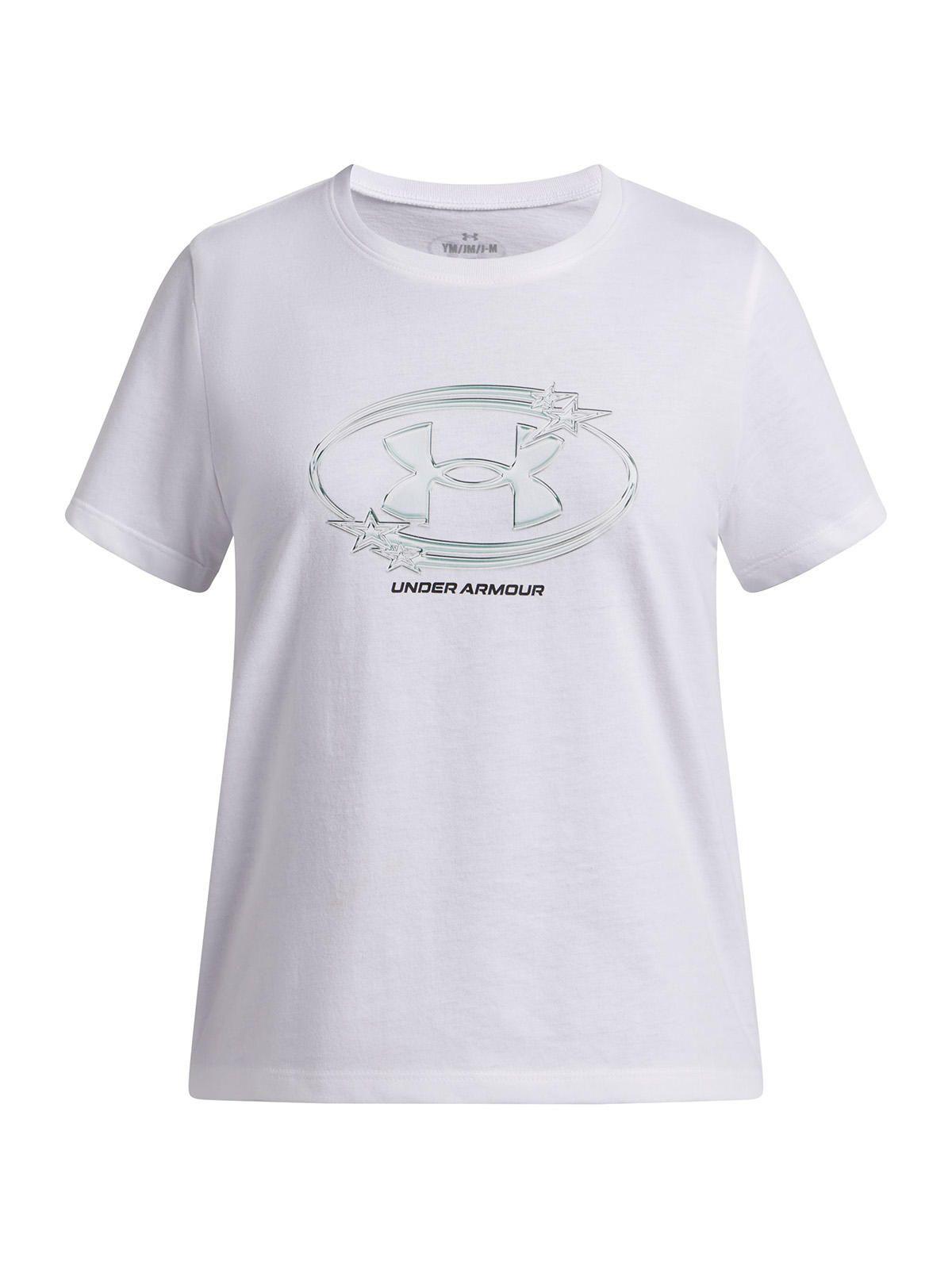 Polera M/C Niña G Star Logo Lockertag Ss Polera Blanco-0
