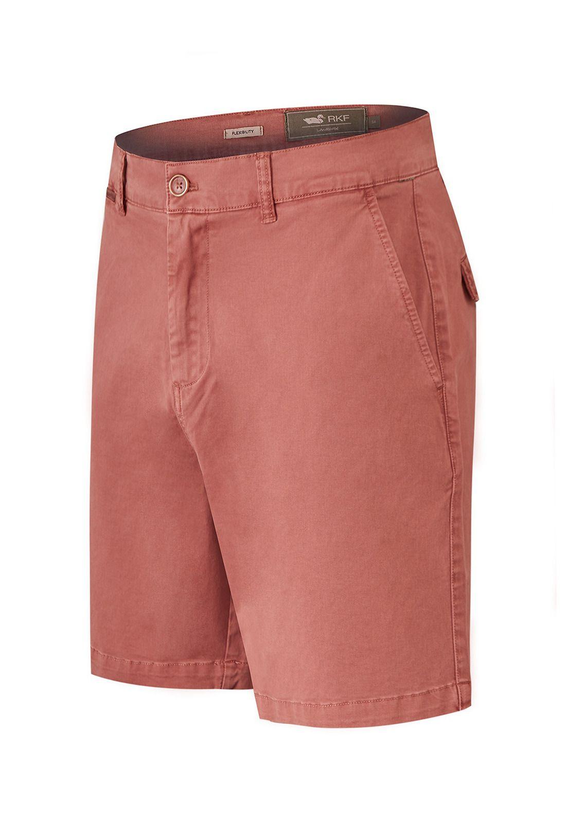 Short Algodón Hombre Classic Rojo-0