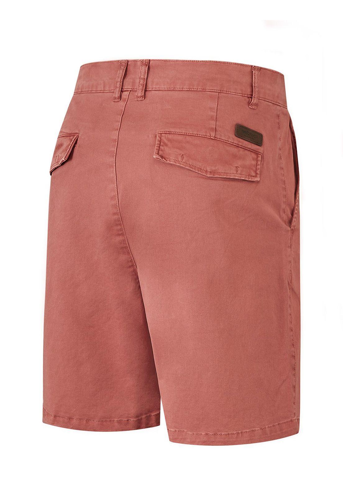 Short Algodón Hombre Classic Rojo-1