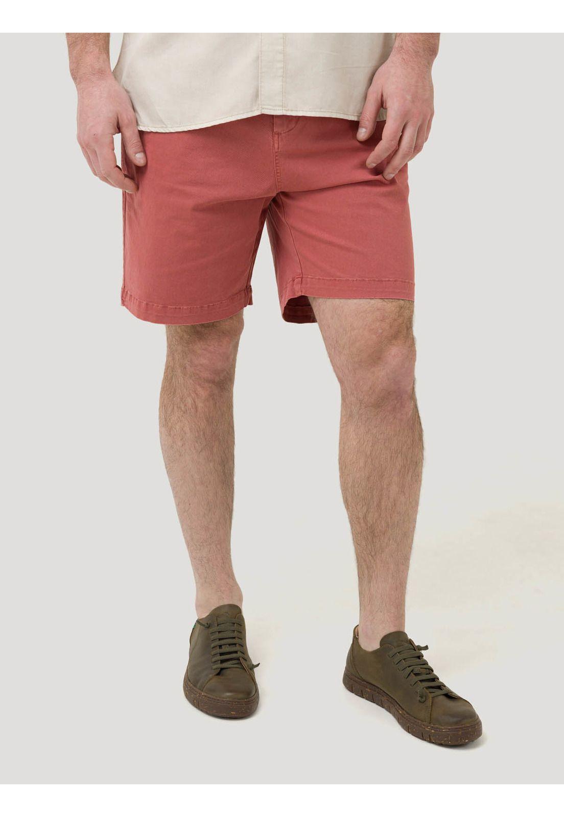 Short Algodón Hombre Classic Rojo-4