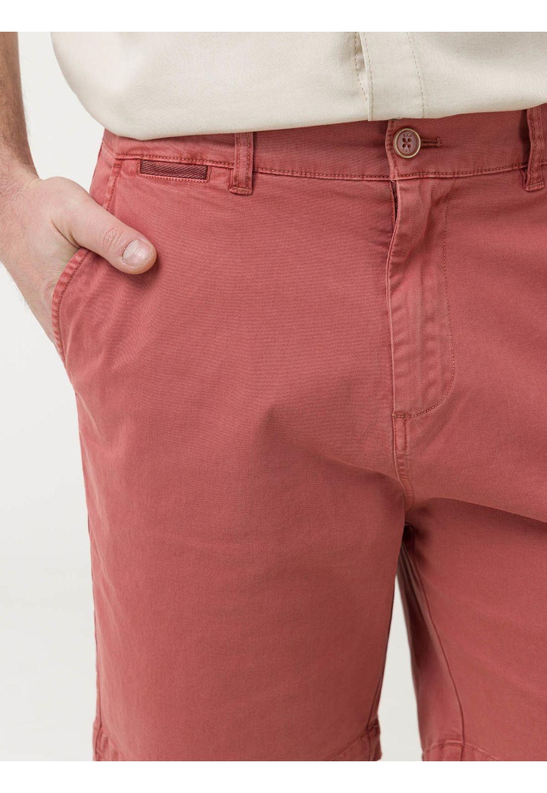 Short Algodón Hombre Classic Rojo-6
