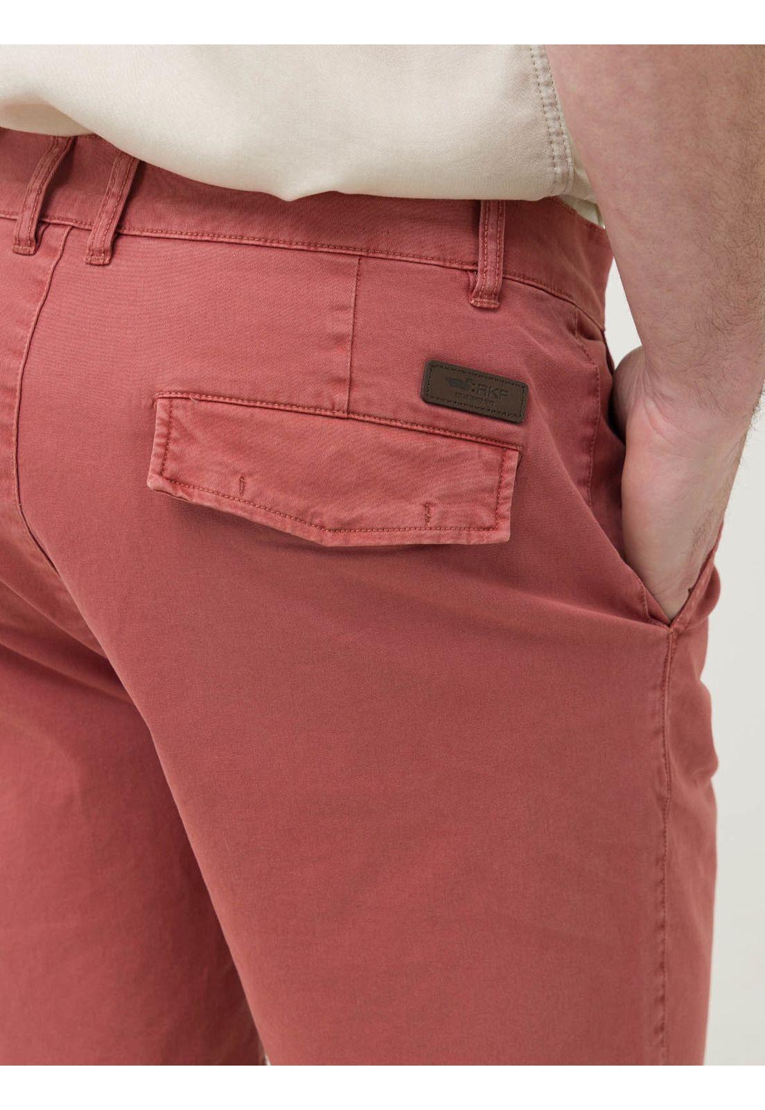 Short Algodón Hombre Classic Rojo-7