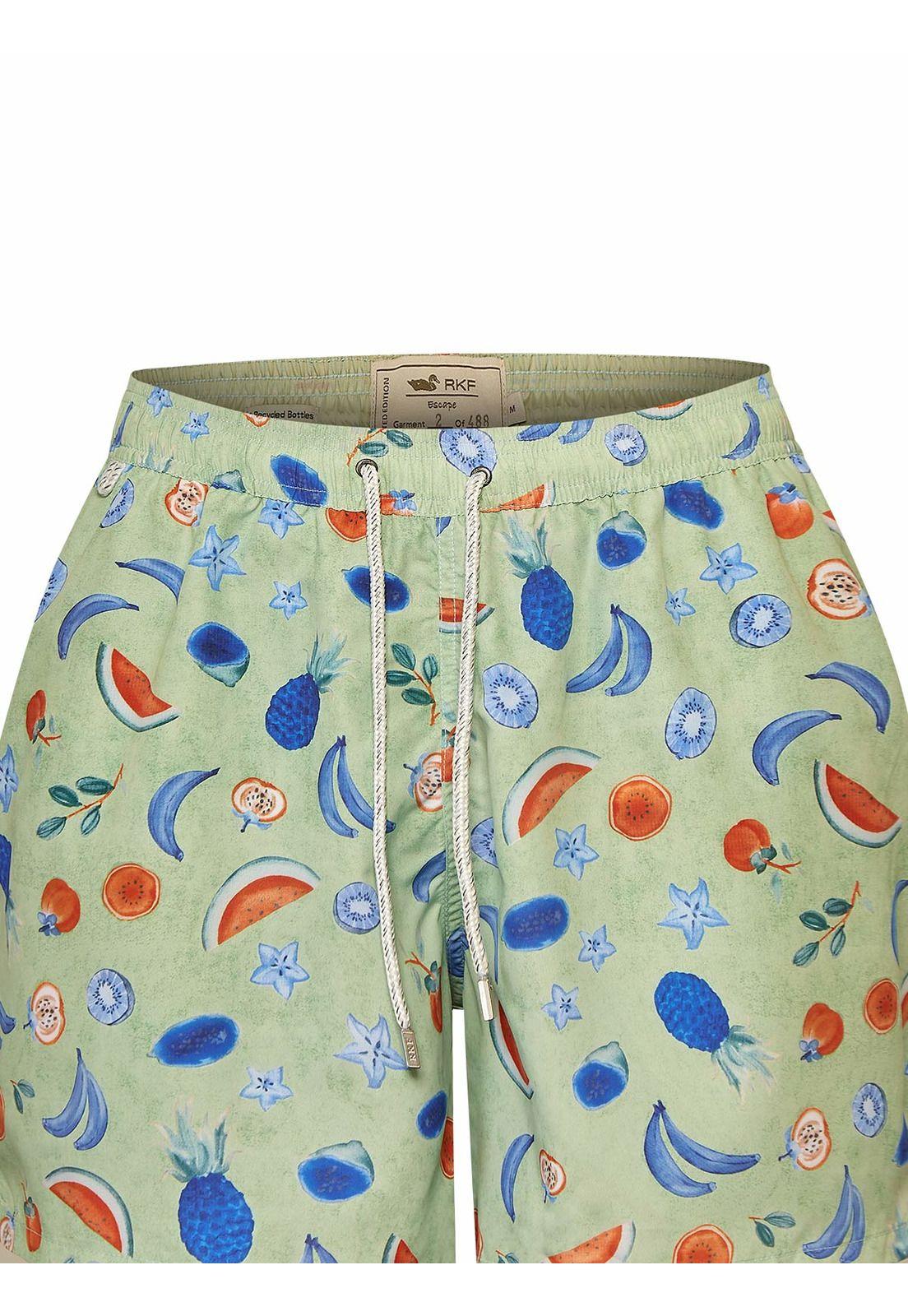 Traje De Baño Fibras Recic Hombre Izam Verde-3