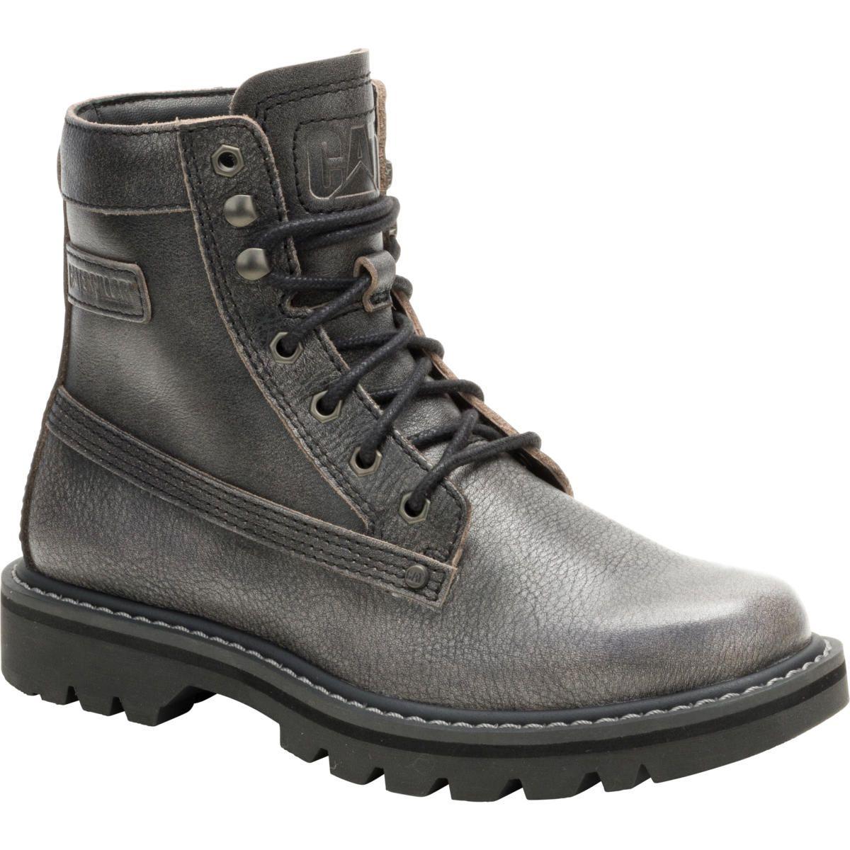 Botín de Cuero Colorado Grader Mujer Negro-0