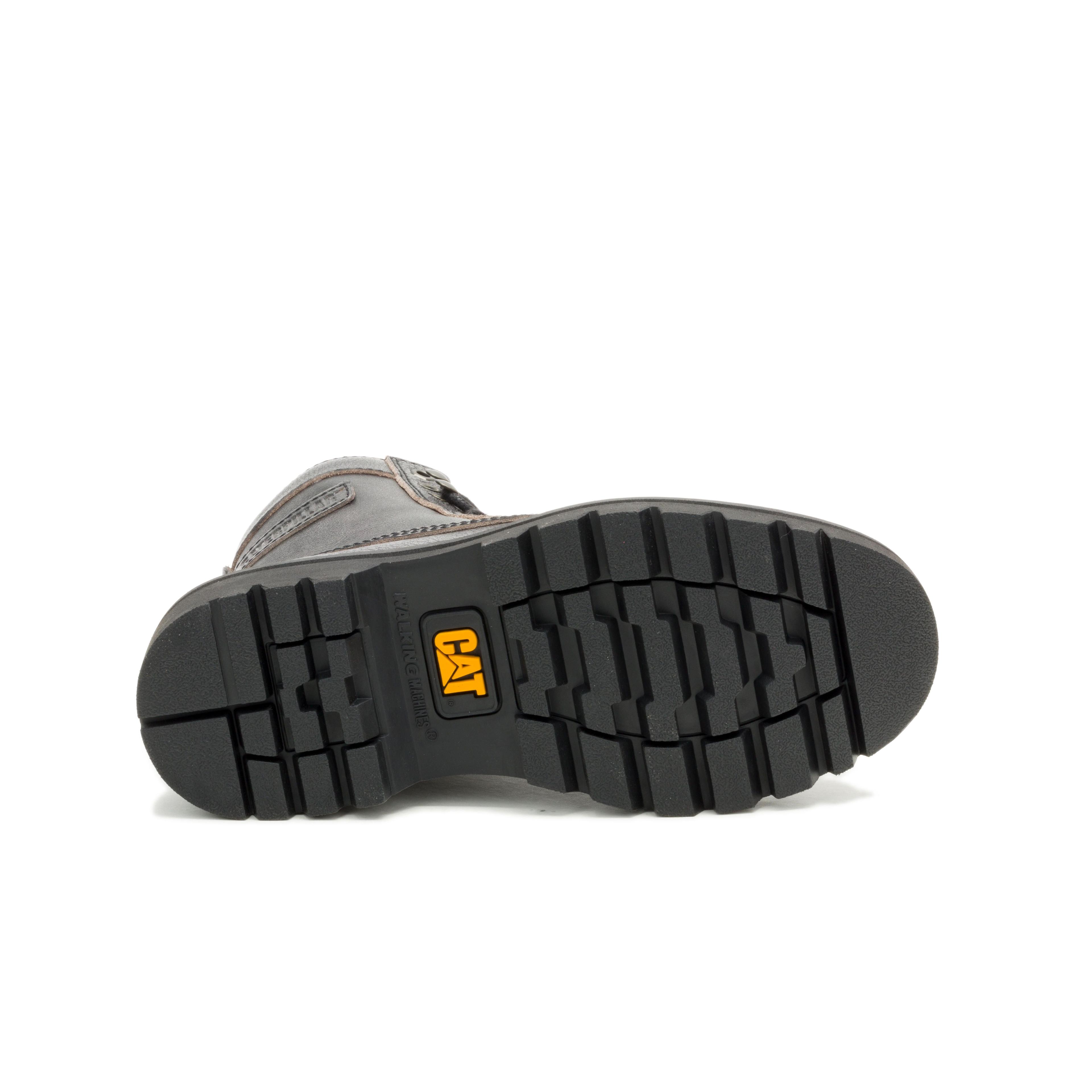 Botín de Cuero Colorado Grader Mujer Negro-6