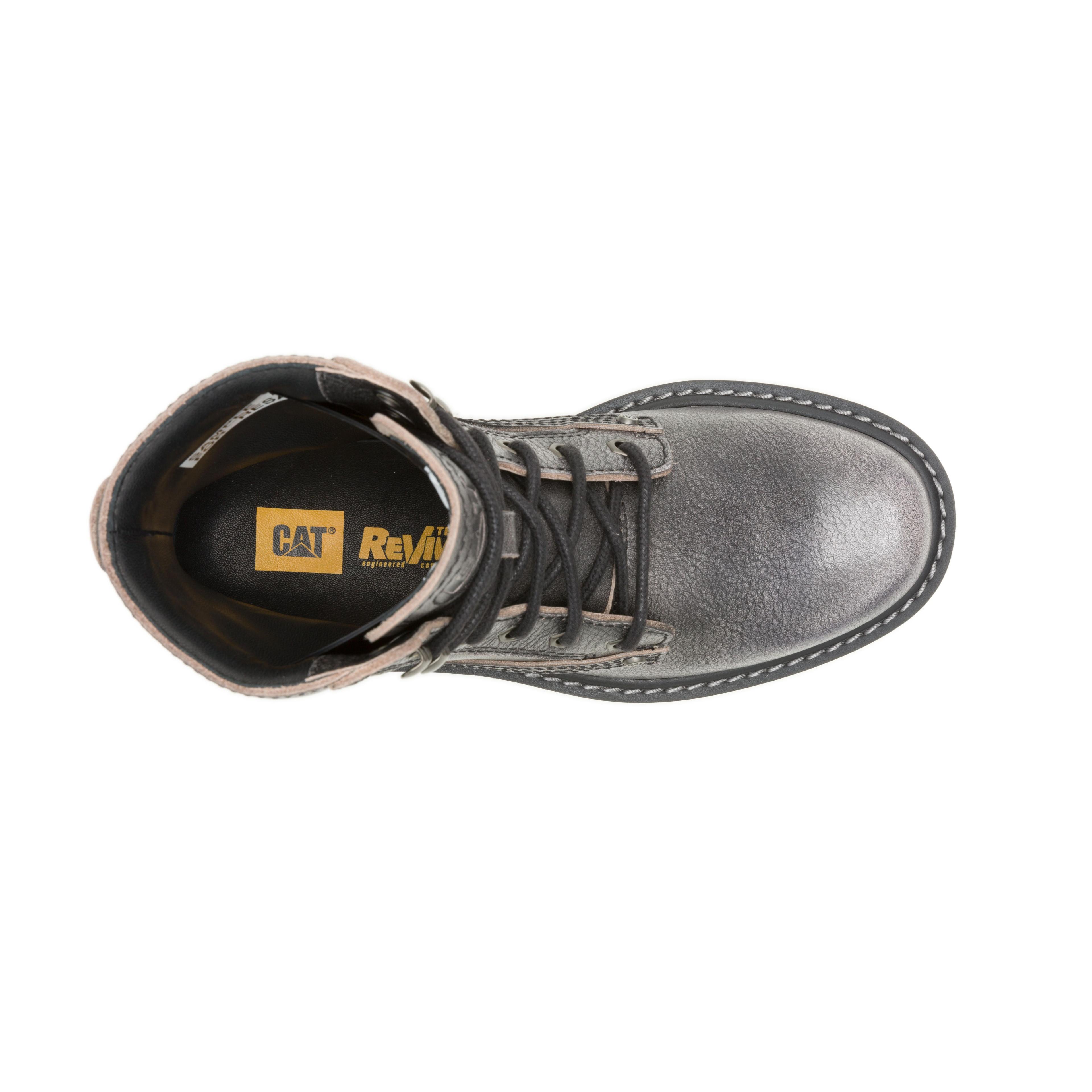 Botín de Cuero Colorado Grader Mujer Negro-7