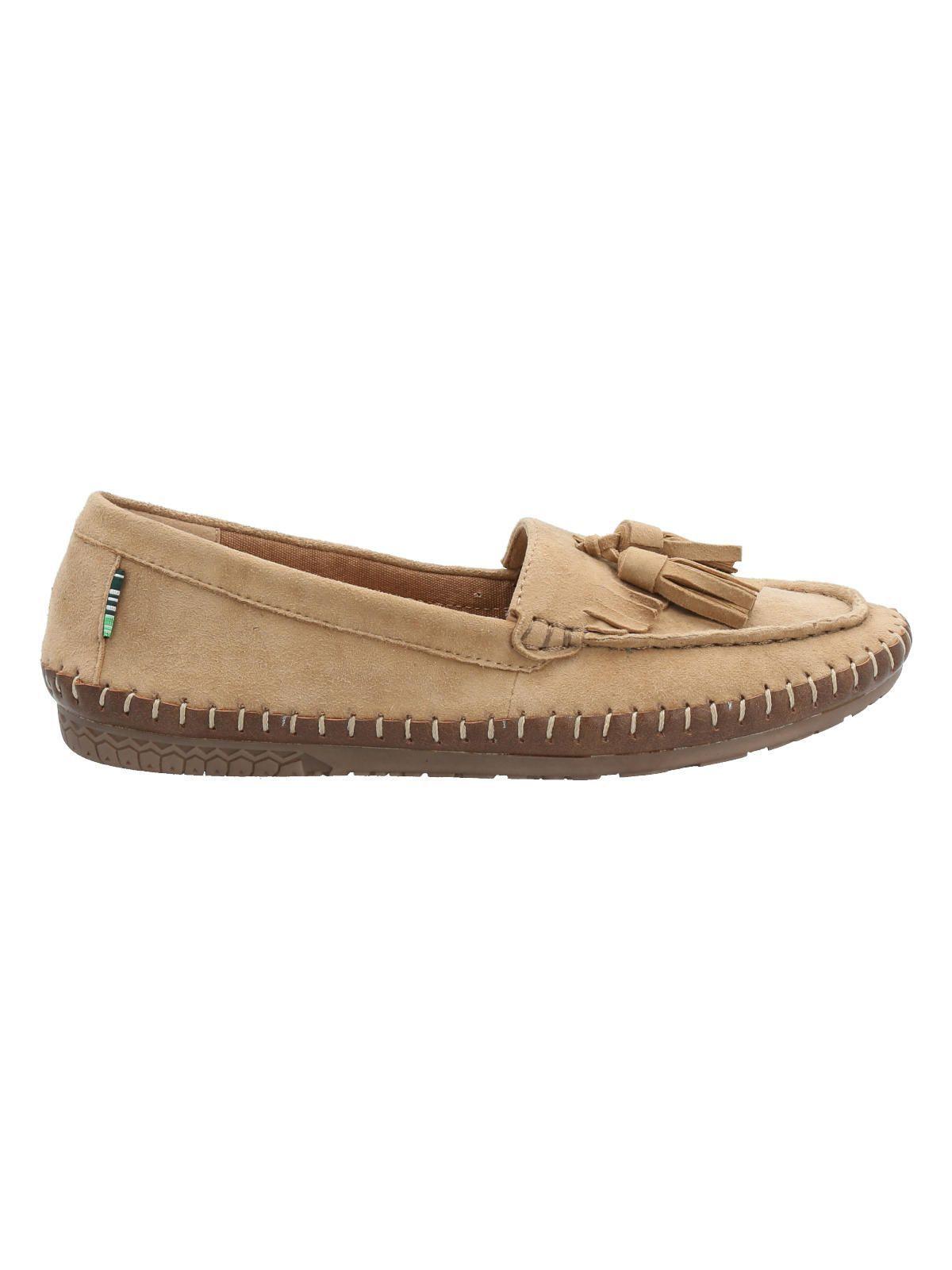 Zapato Slip On Cuero Mujer Pavia Café -0