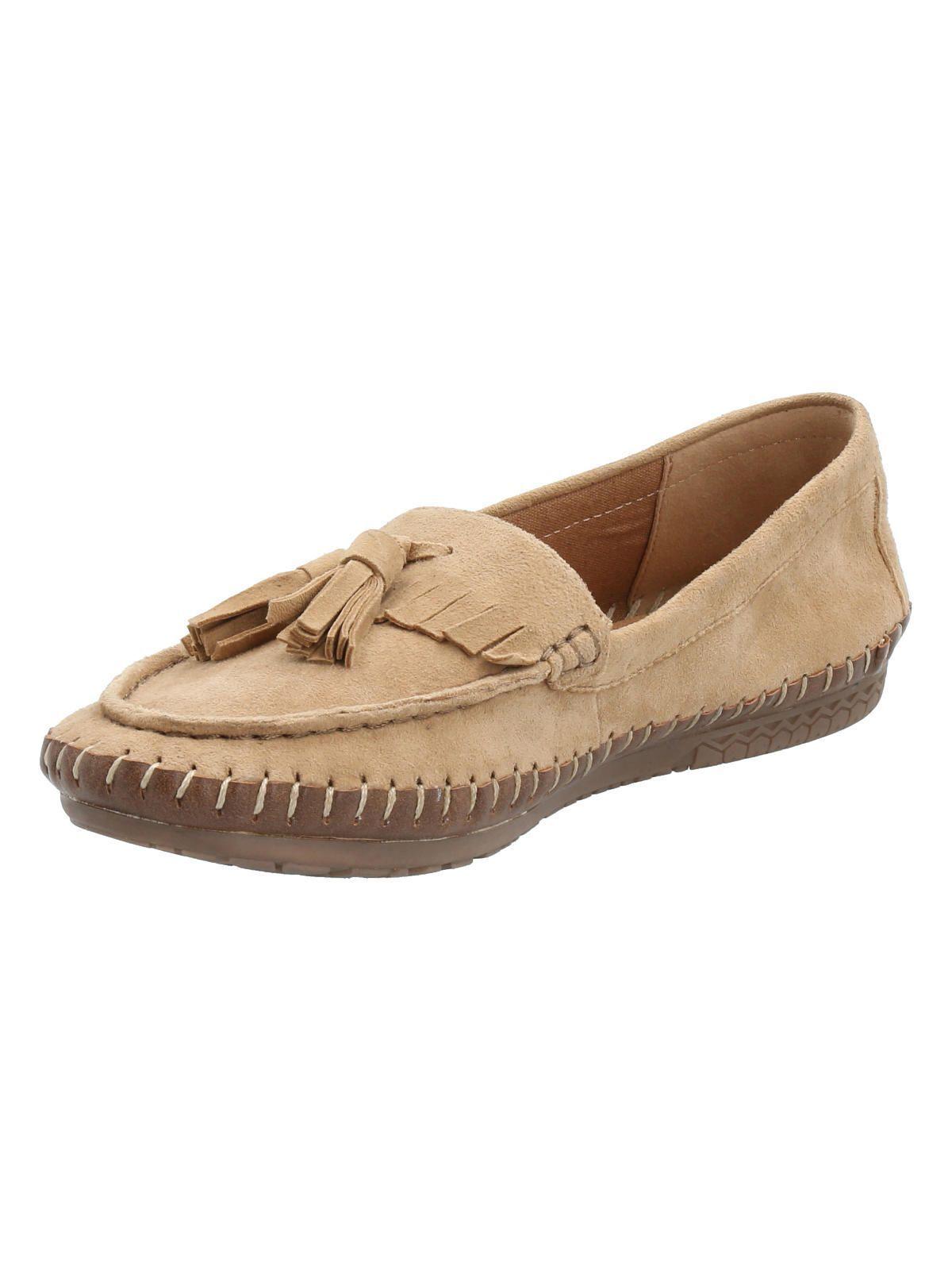 Zapato Slip On Cuero Mujer Pavia Café -3