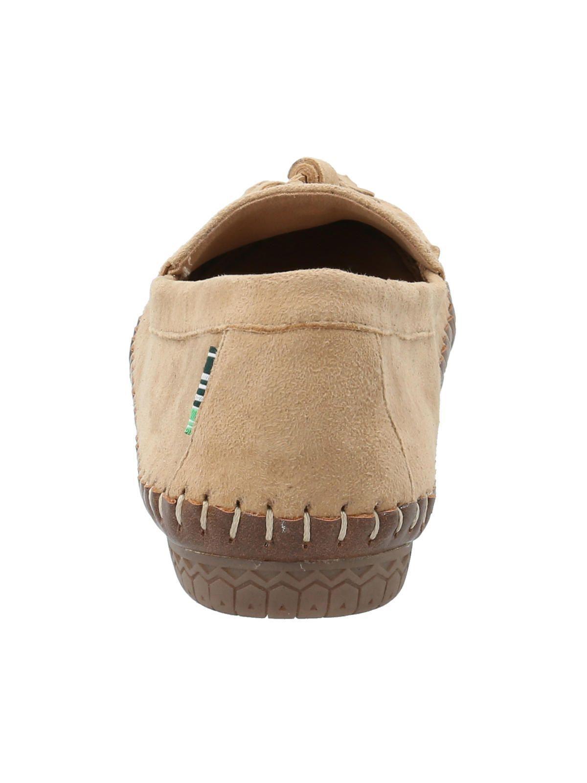 Zapato Slip On Cuero Mujer Pavia Café -5