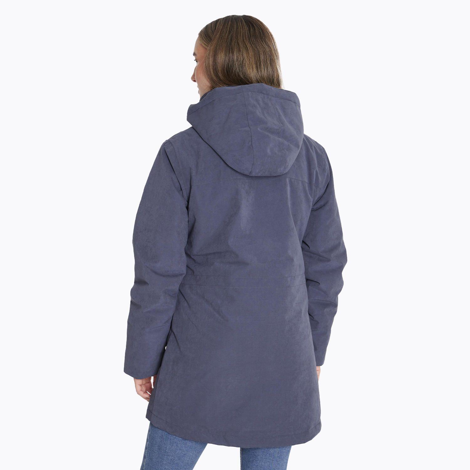 Parka Impermeable Parka W Detachable Azul Mujer-3