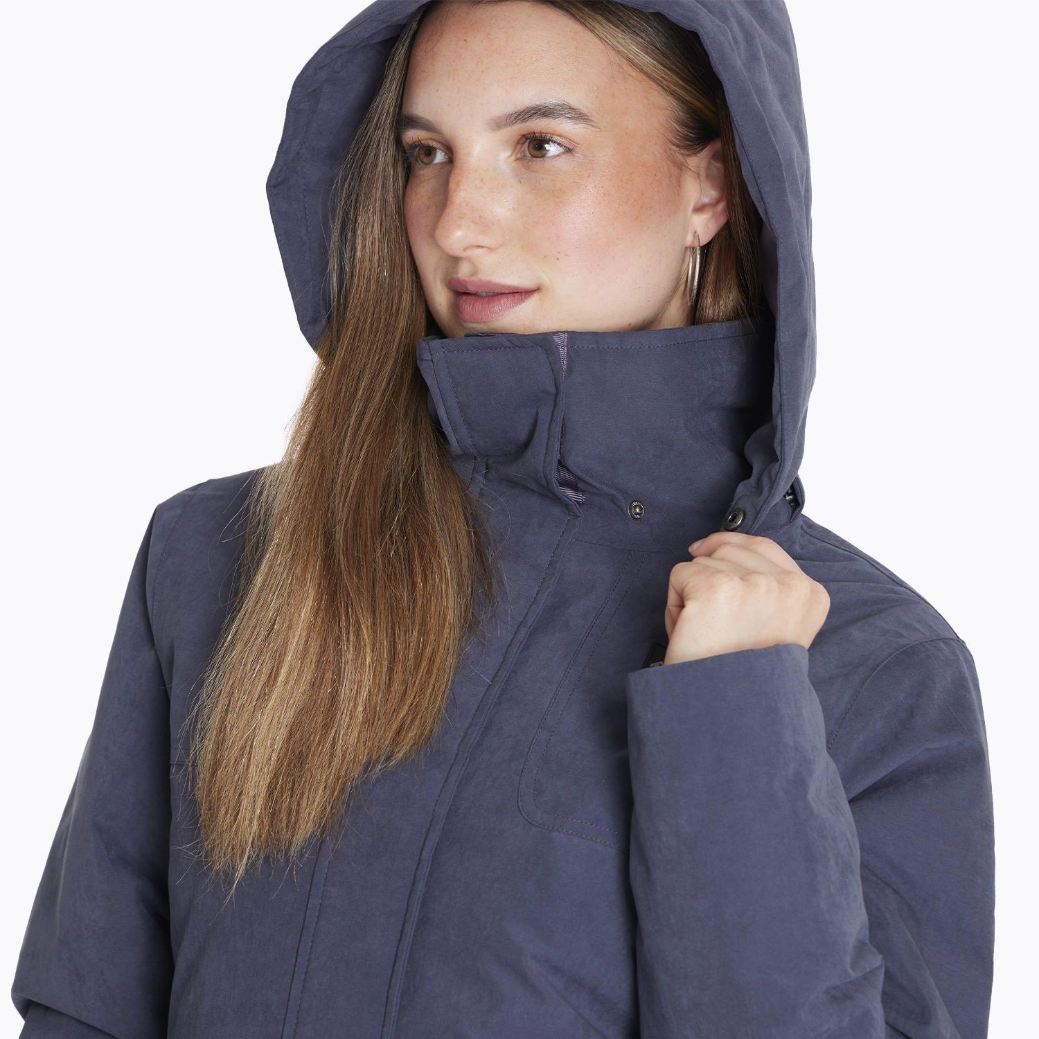 Parka Impermeable Parka W Detachable Azul Mujer-5