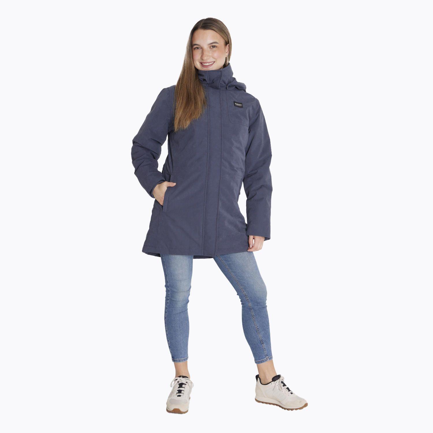Parka Impermeable Parka W Detachable Azul Mujer-7