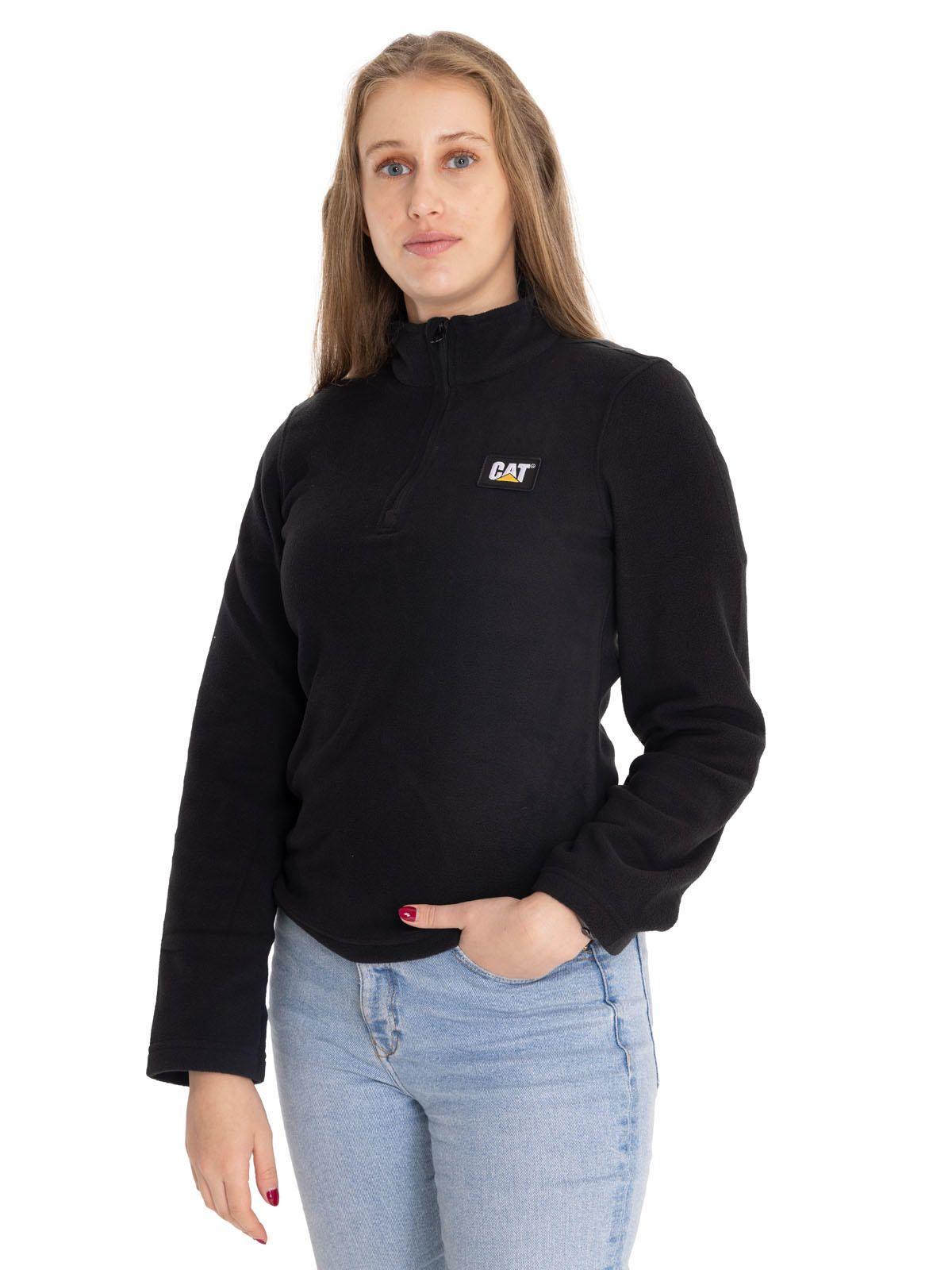 Polar Mujer Microfleece Quarter Zip Negro-0